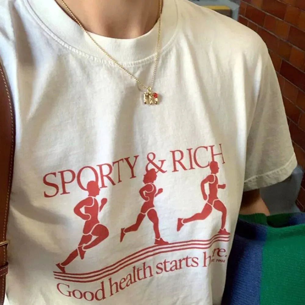 Good Health Starts Sport Graphic Tee - KAYSMAR