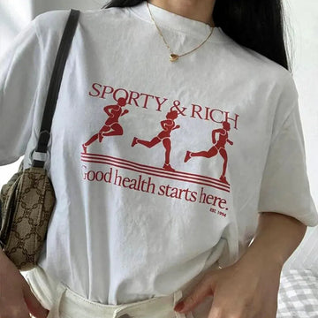 Good Health Starts Sport Graphic Tee - KAYSMAR