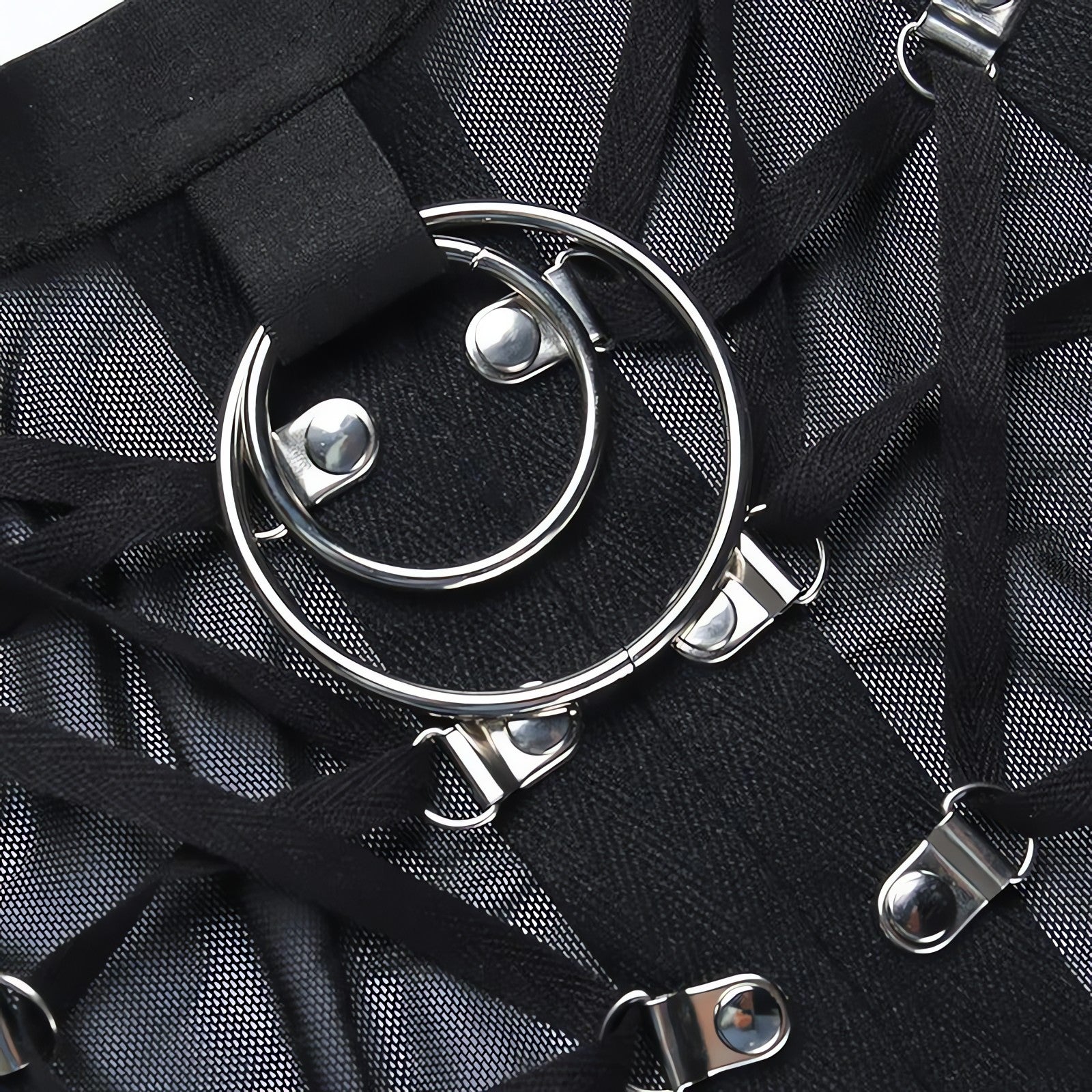 Goth Backless Halter Top - KAYSMAR