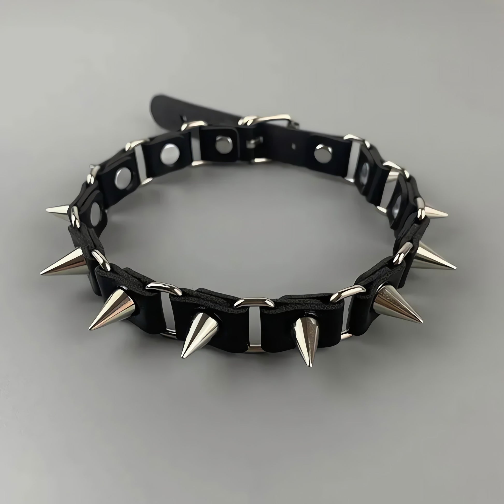 Goth Barbed Choker Collar Necklace - KAYSMAR
