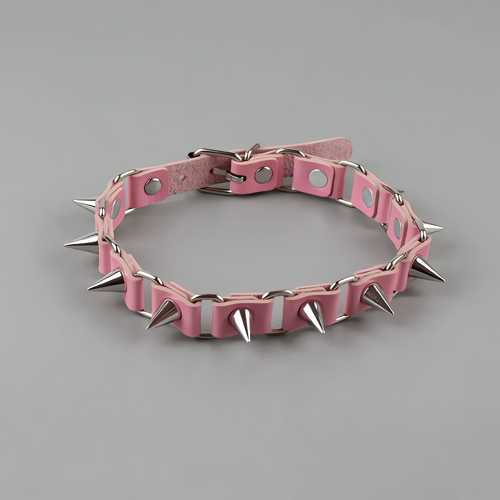 Goth Barbed Choker Collar Necklace - KAYSMAR