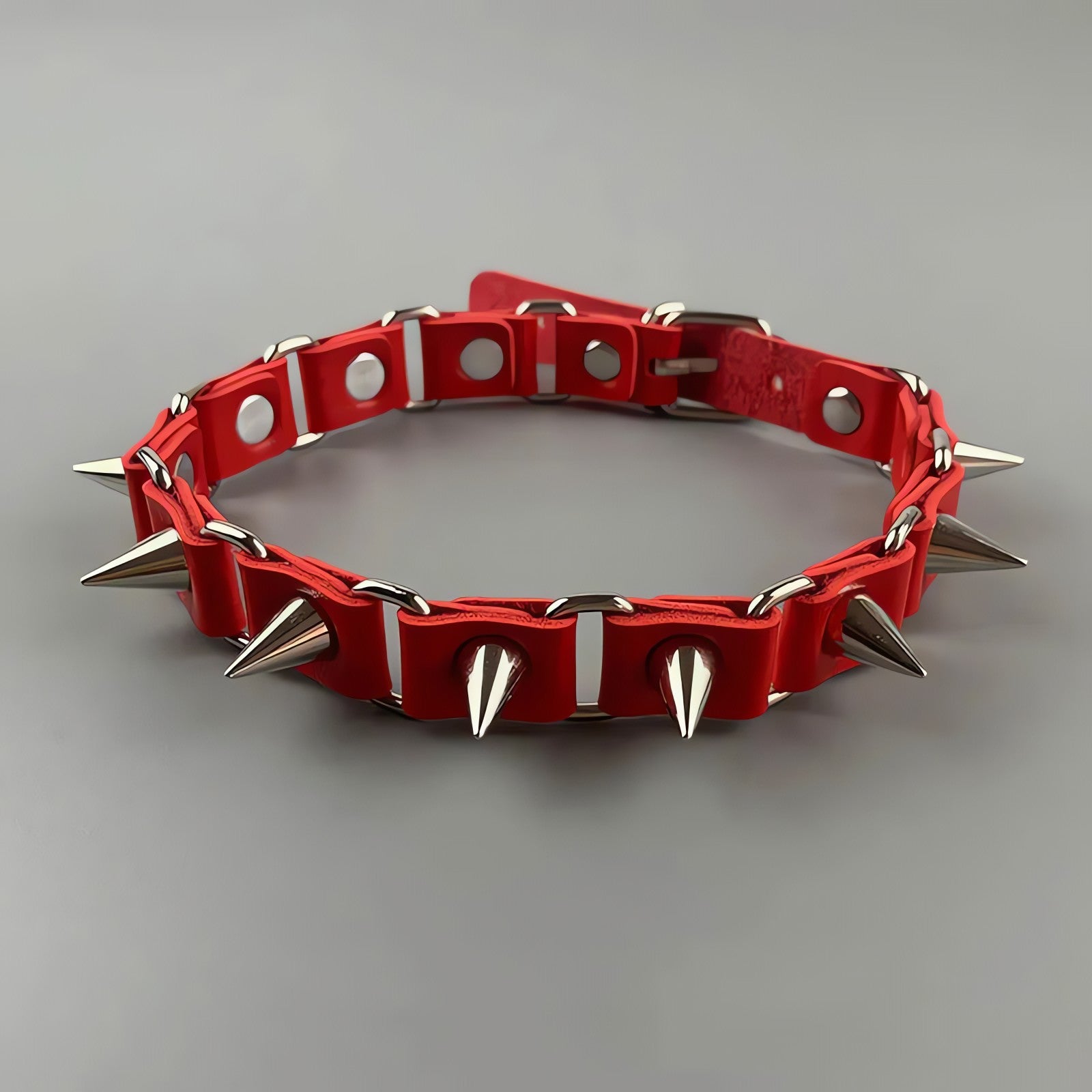 Goth Barbed Choker Collar Necklace - KAYSMAR