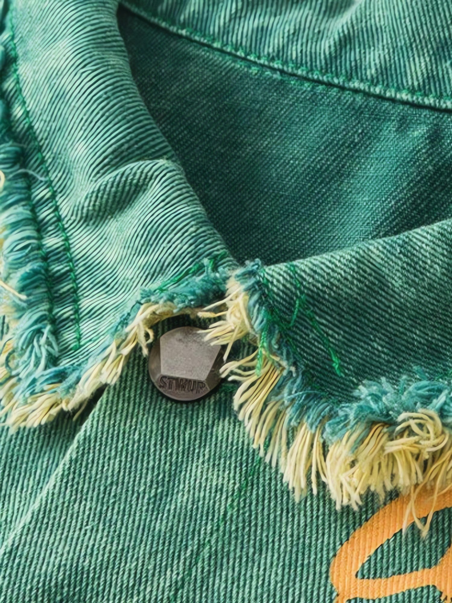 Green Denim Jacket - KAYSMAR
