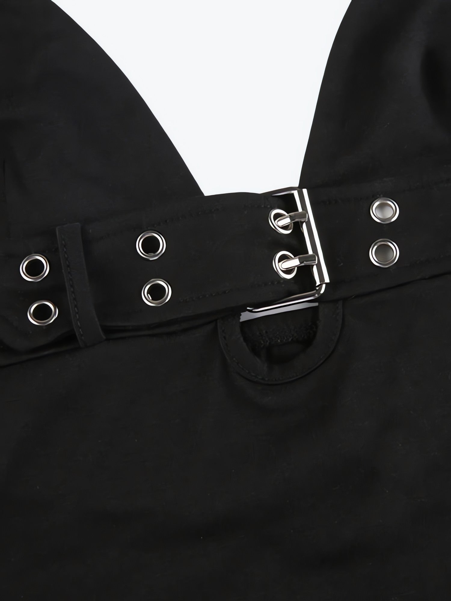 Grunge Belted Halter Neck Top - KAYSMAR