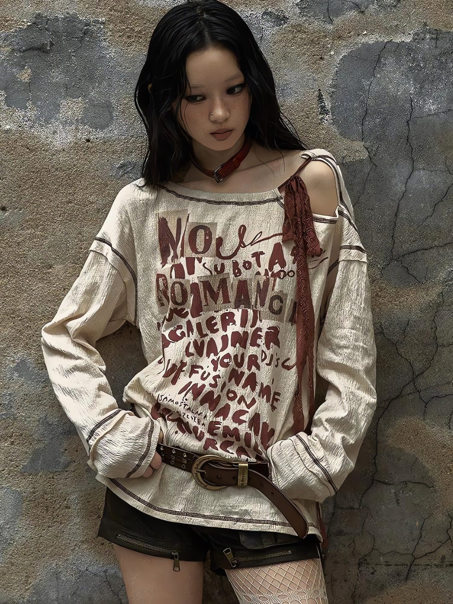 Grunge Cut Out Top - KAYSMAR