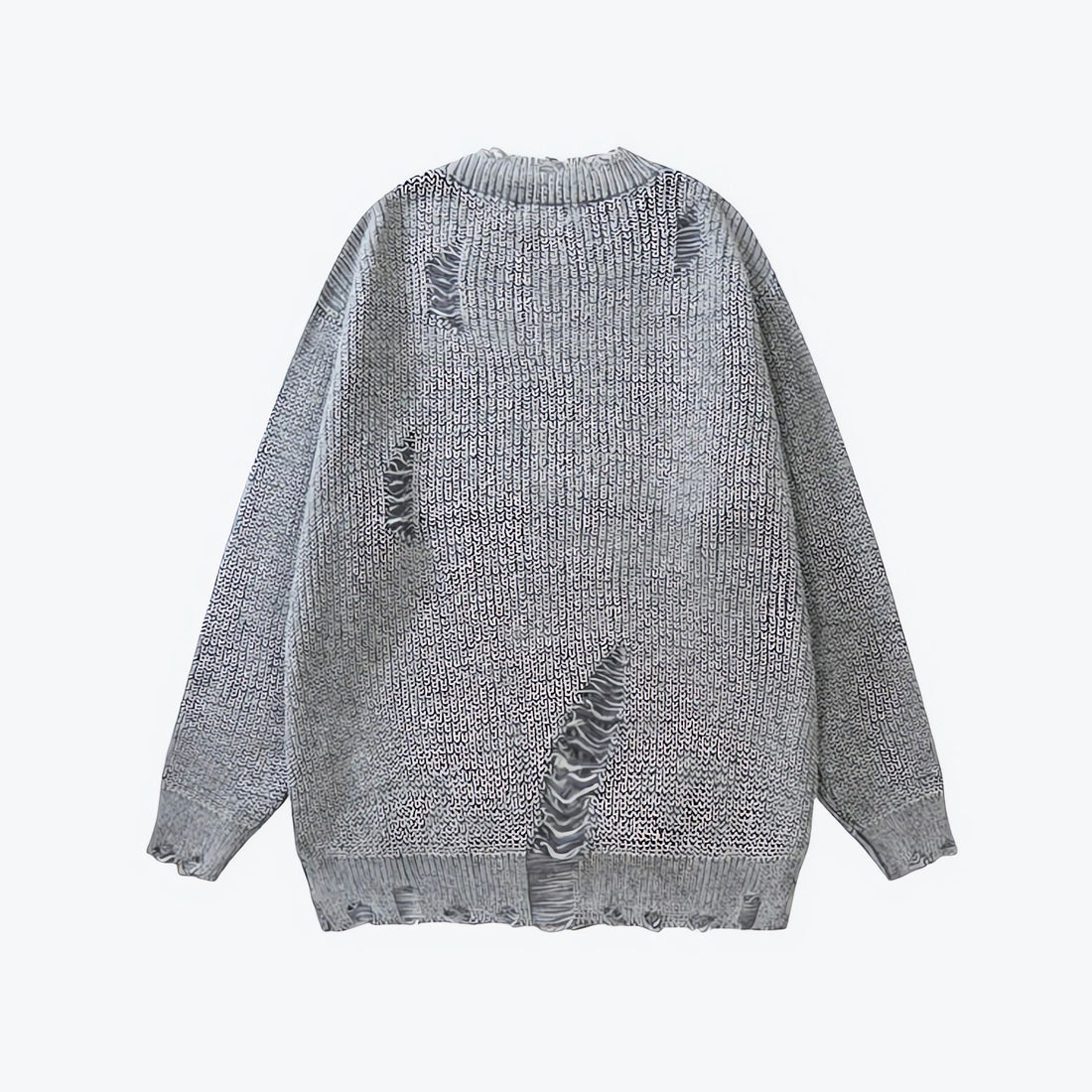 Grunge Distressed Knitted Sweater - KAYSMAR
