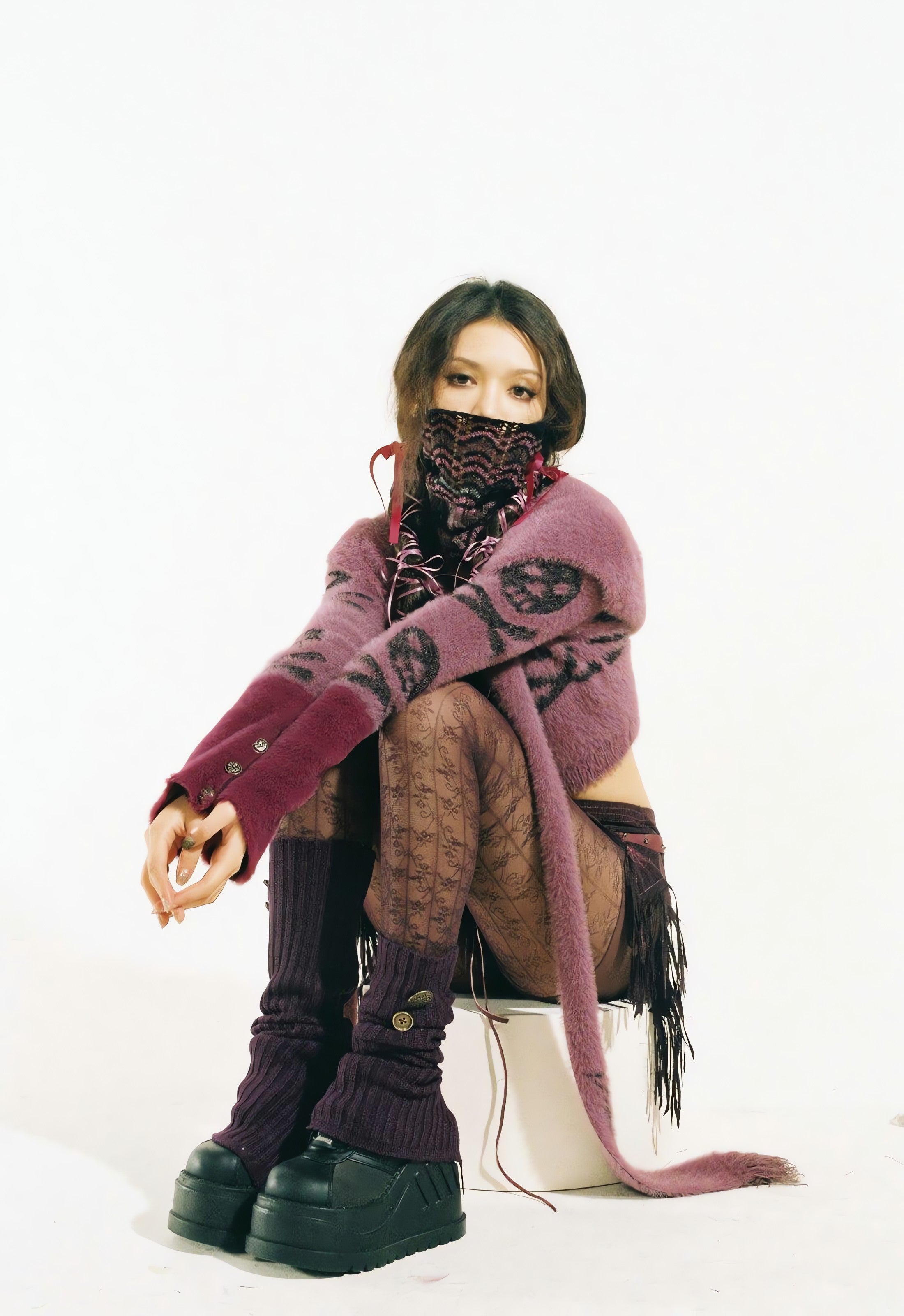Grunge Gothic Skull Hooded Cardigan - KAYSMAR