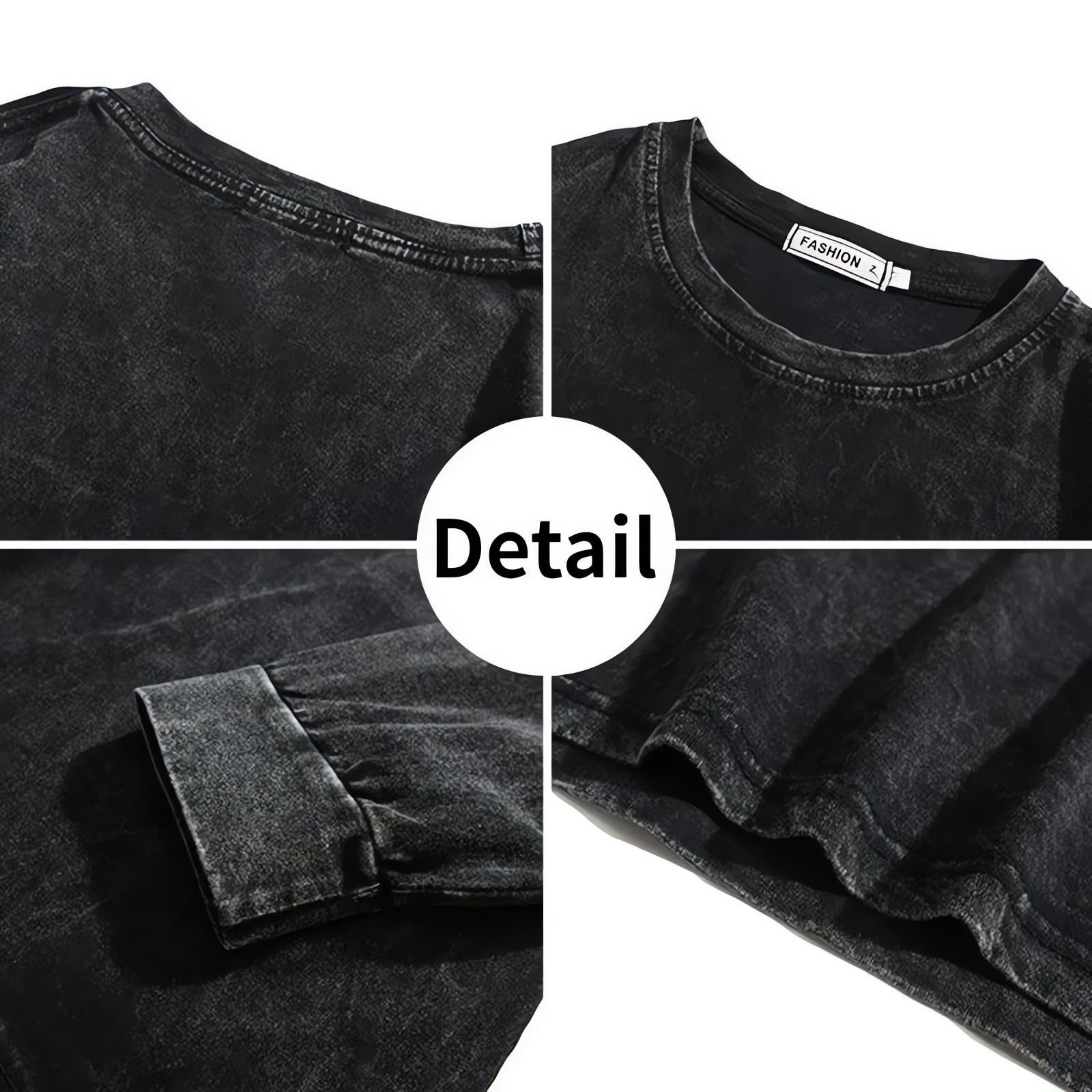 Grunge Oversized Distressed Basic Tee - KAYSMAR