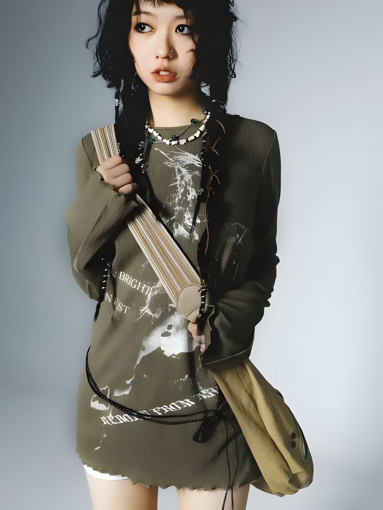 Grunge Rope Belted Top - KAYSMAR