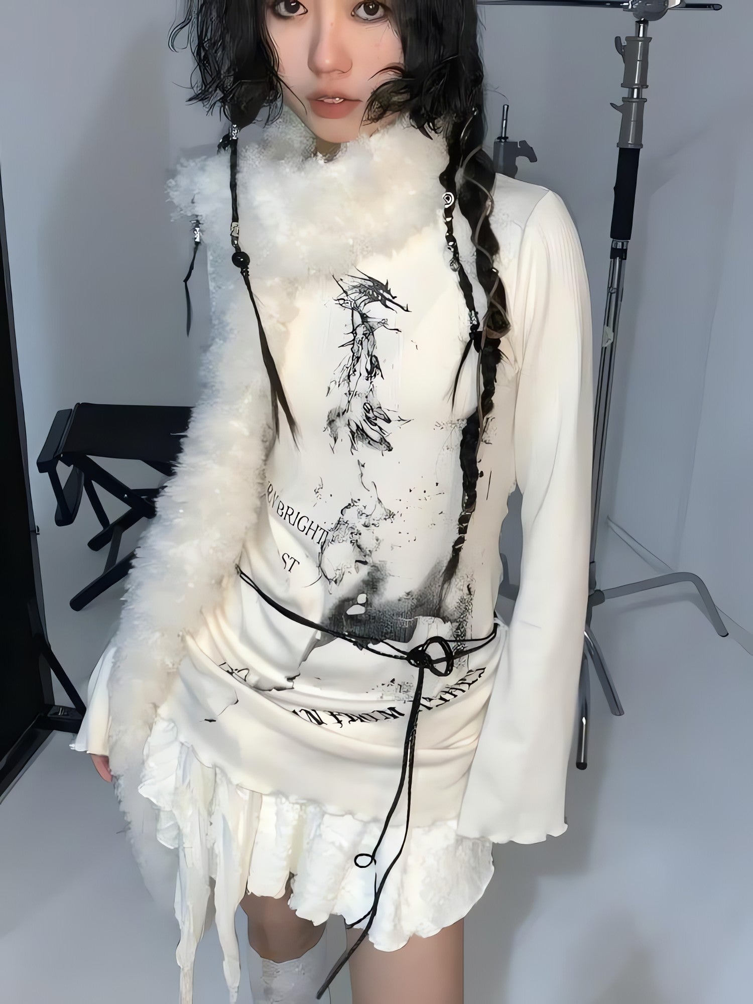 Grunge Rope Belted Top - KAYSMAR