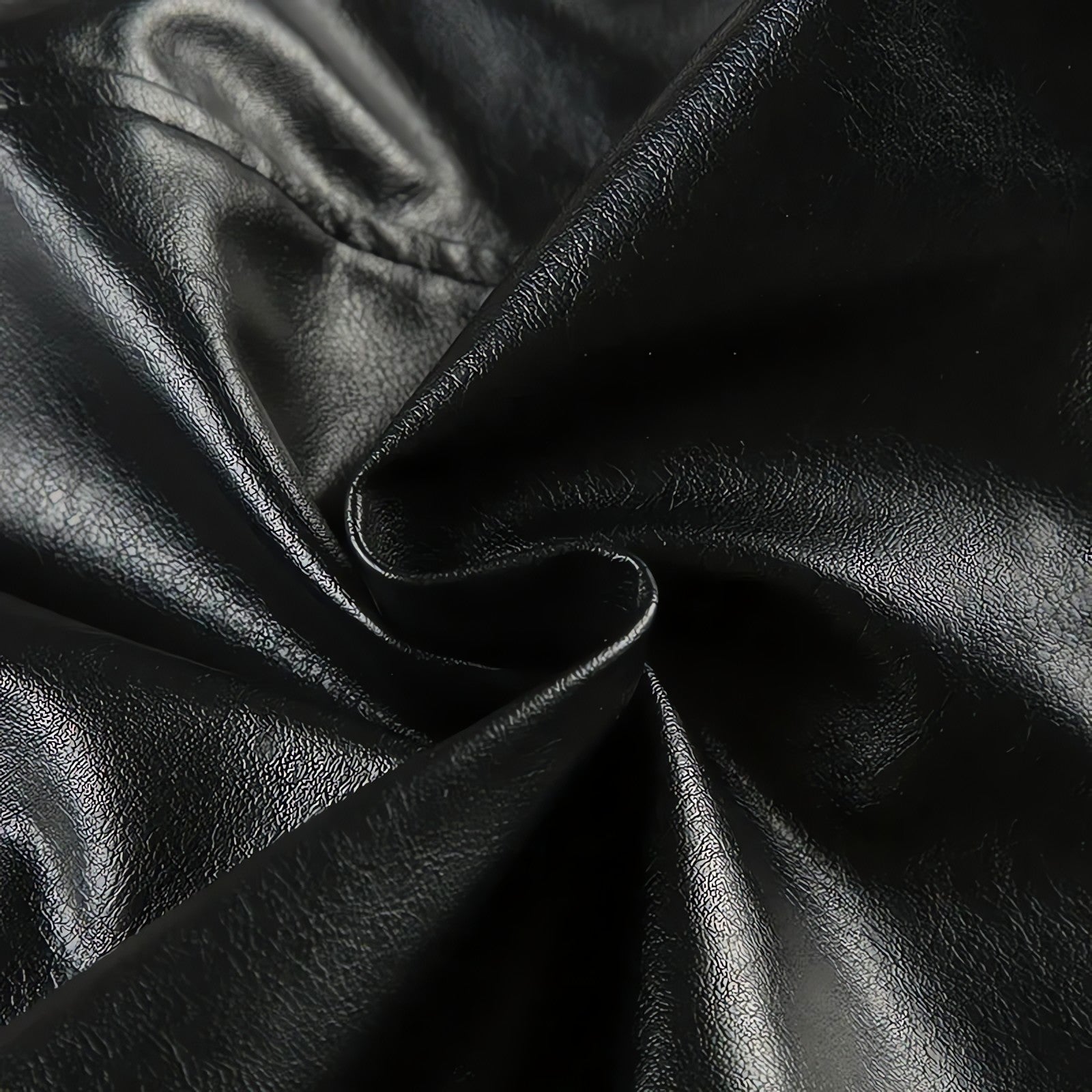 Grunge Spiked Faux Leather Mini Skirt