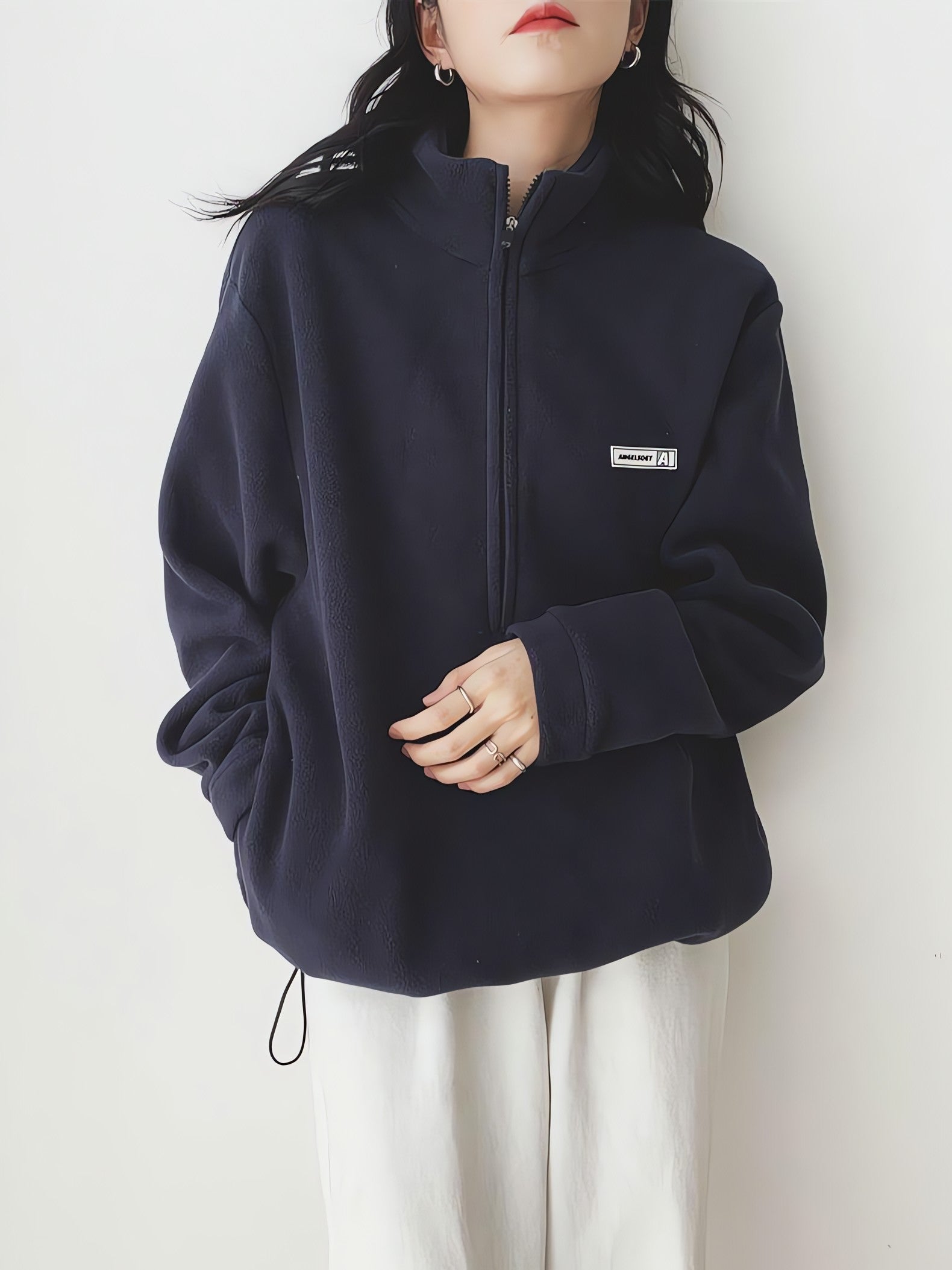 Half Zipper Fleece Sweatshirt - KAYSMAR