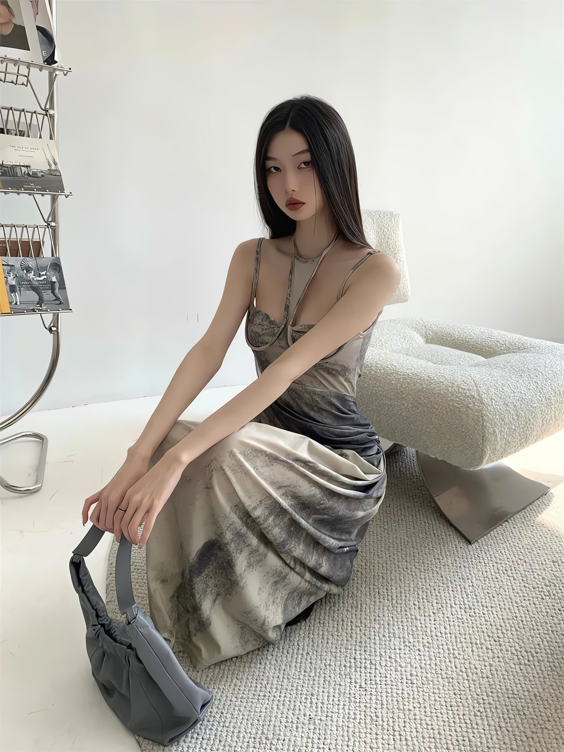 Halter Neck Maxi Dress