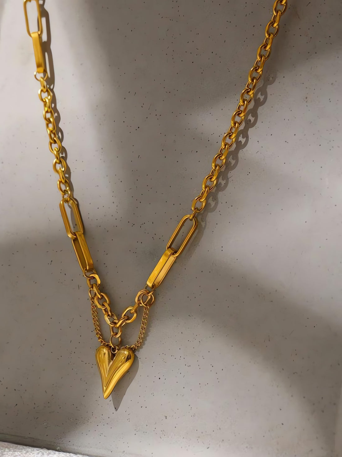 Heart Necklace & Bracelet Set - KAYSMAR