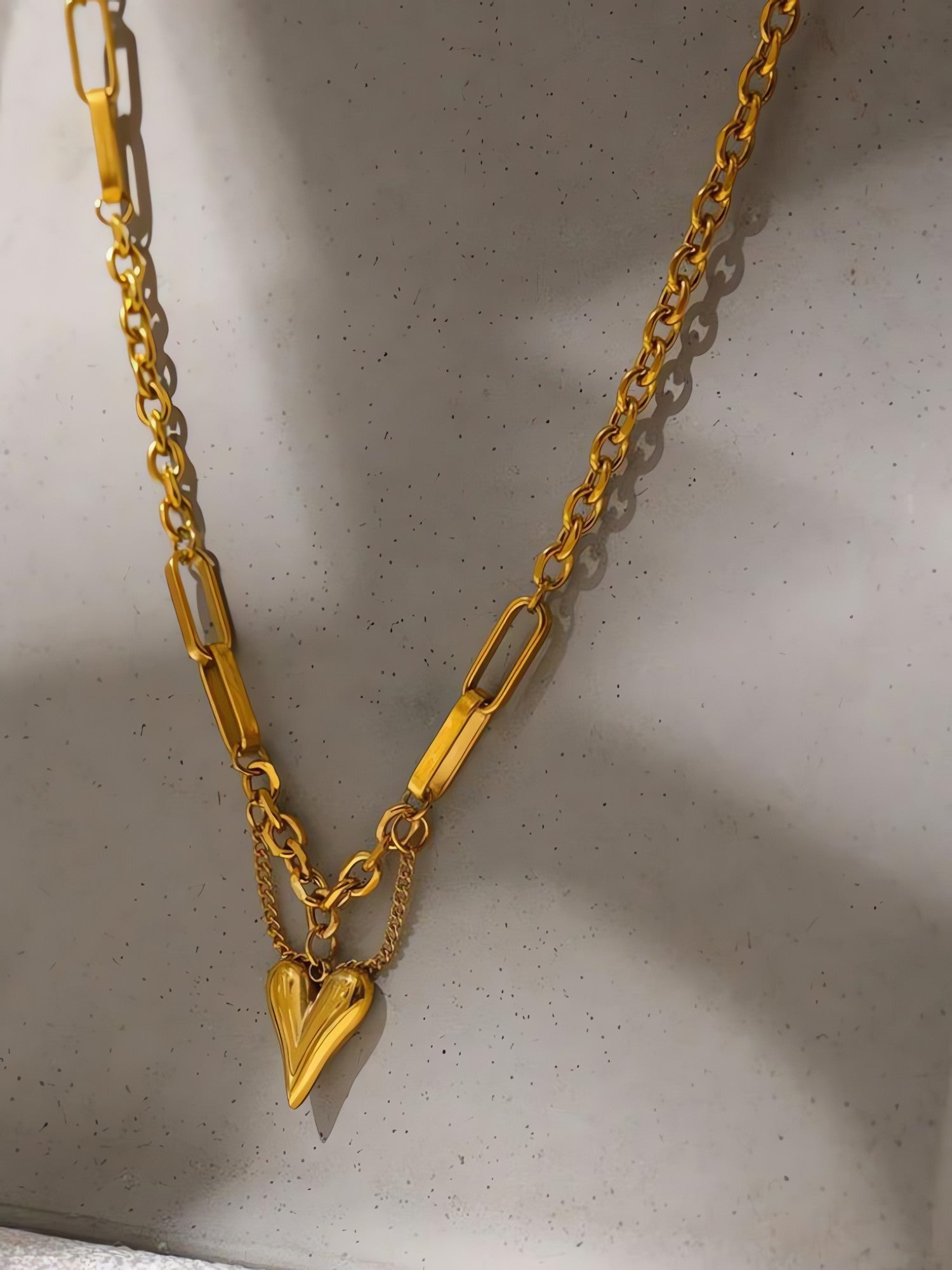 Heart Necklace & Bracelet Set - KAYSMAR