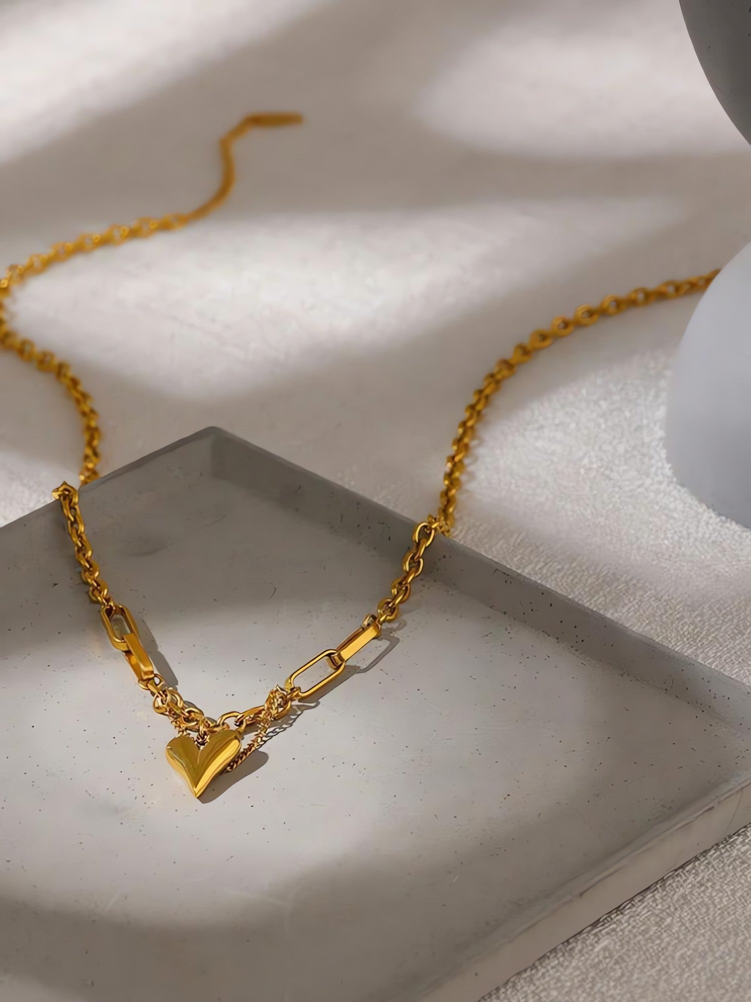 Heart Necklace & Bracelet Set - KAYSMAR