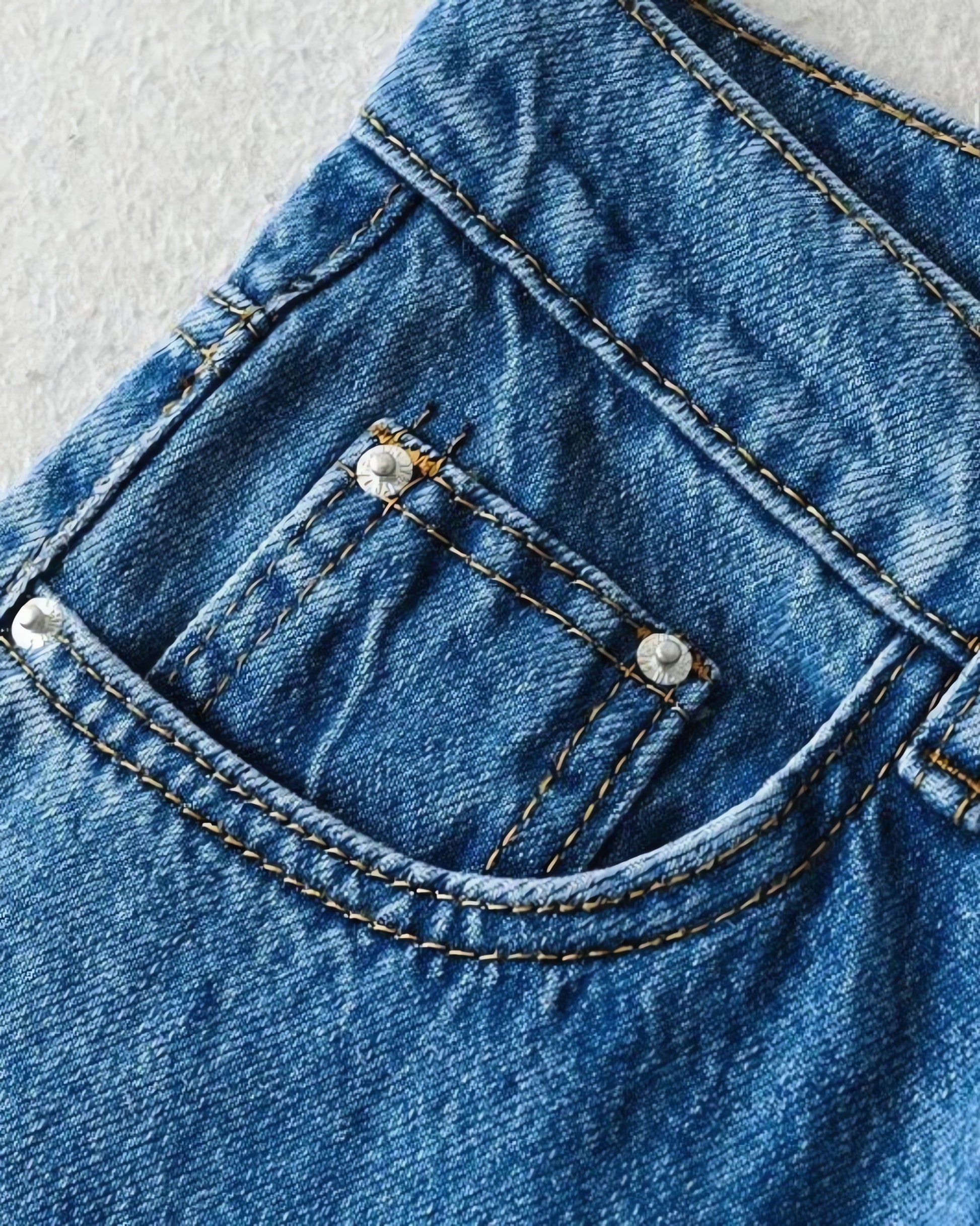 High Waist Casual Washed Jeans - KAYSMAR
