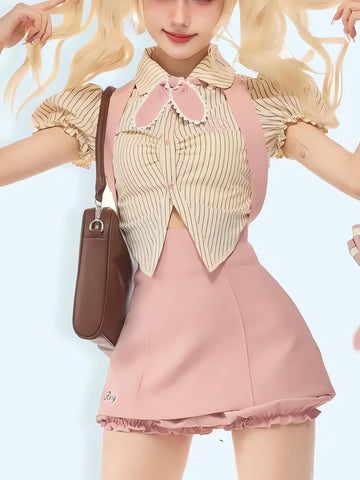 Kawaii Shirt & Skort Two Piece Set - KAYSMAR