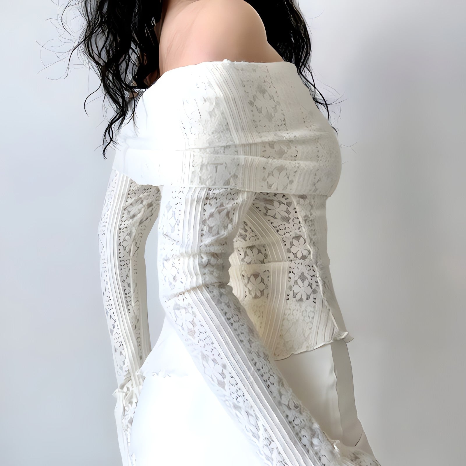 Lace Off Shoulder Top - KAYSMAR