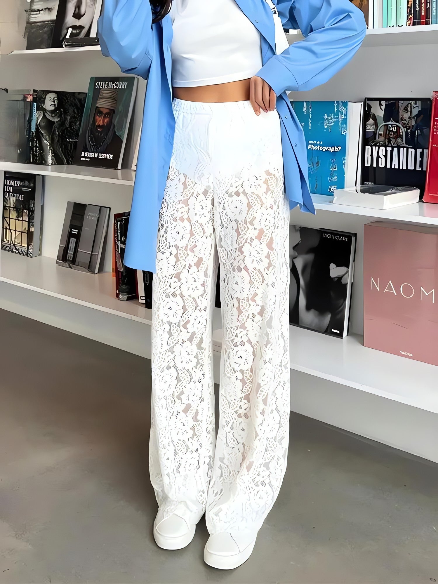 Lace Sheer Pants - KAYSMAR