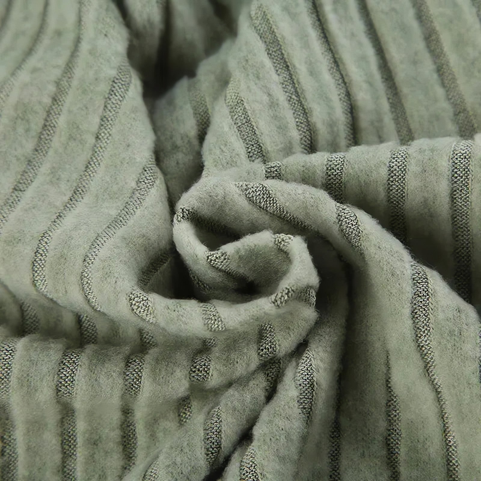 Lace Trim Slit Plush Top - KAYSMAR