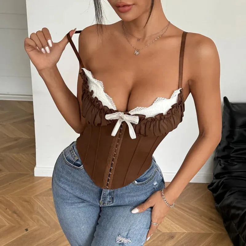 Layered Bust Corset Top - KAYSMAR