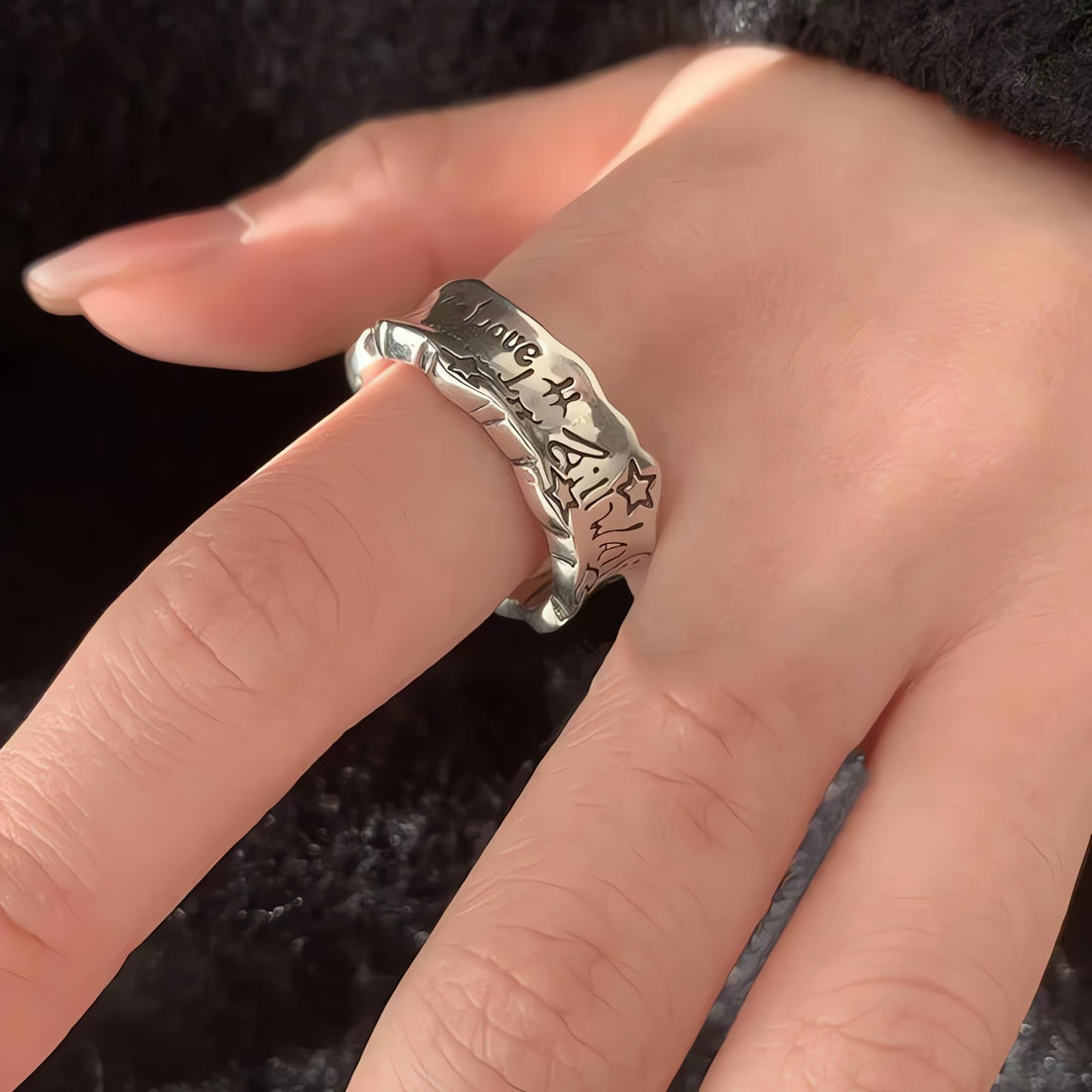 Love Engraved Ring - KAYSMAR
