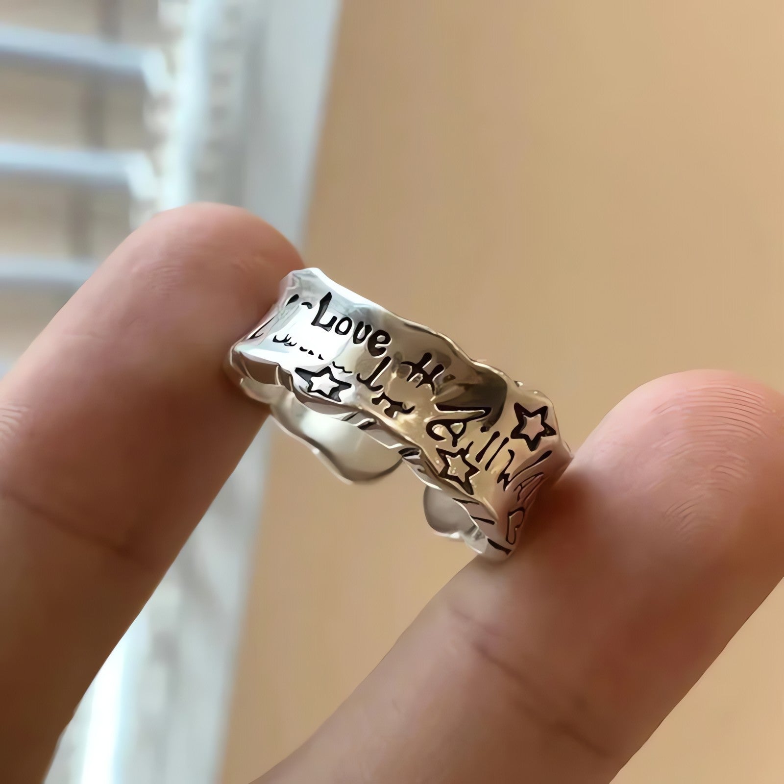 Love Engraved Ring - KAYSMAR