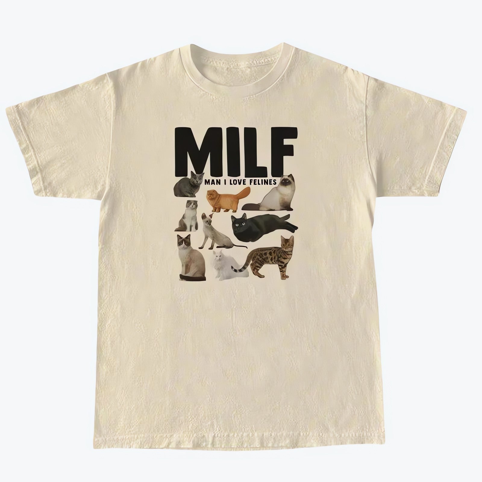 Man I Love Felines Tee - KAYSMAR