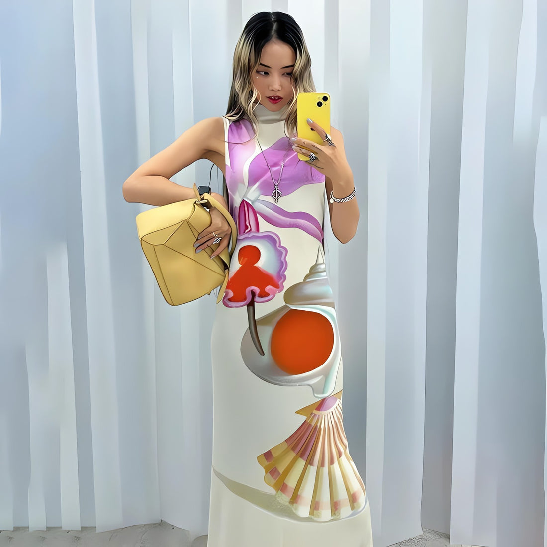 Maruja Mallo Split Maxi Dress - KAYSMAR