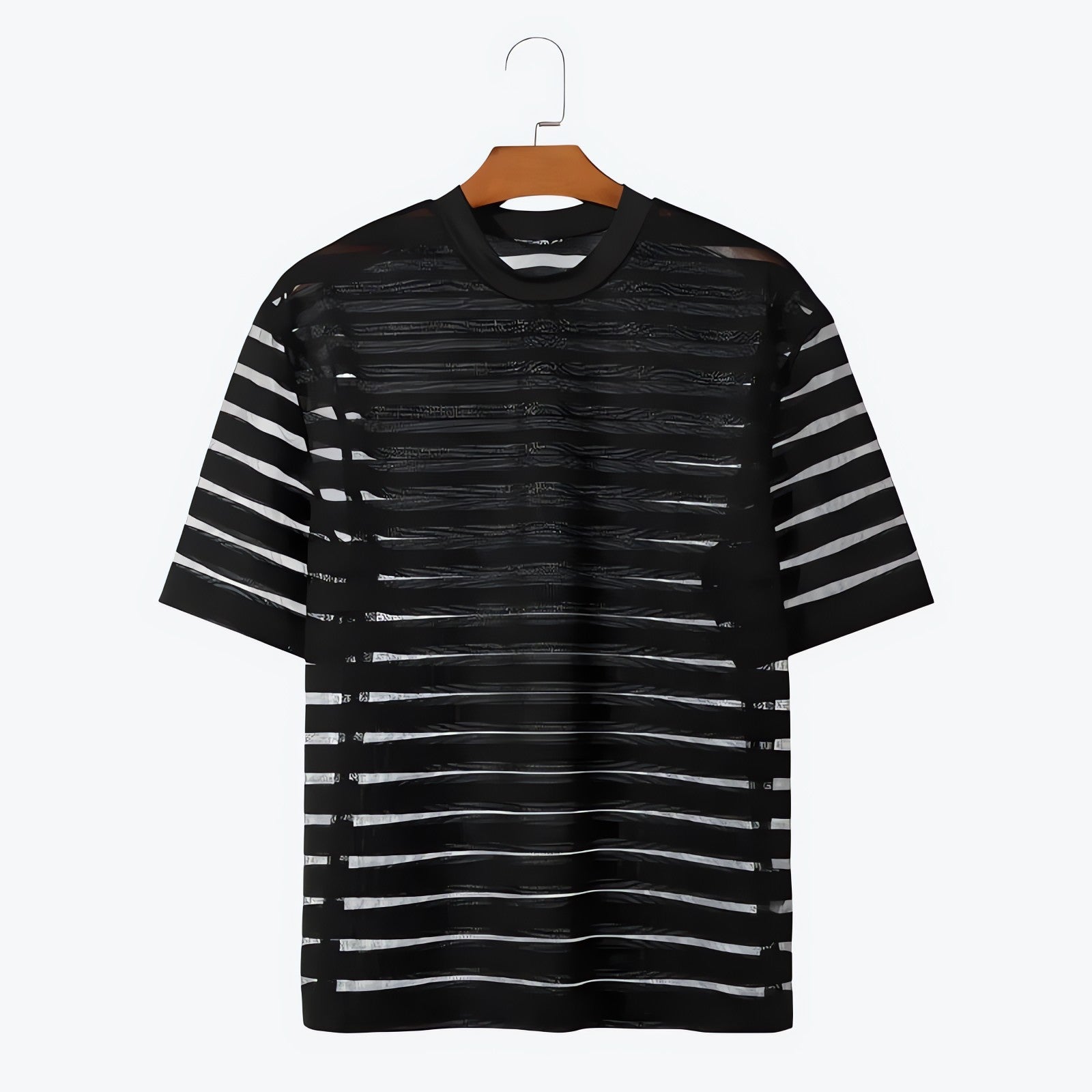Mesh Striped Sheer Top - KAYSMAR