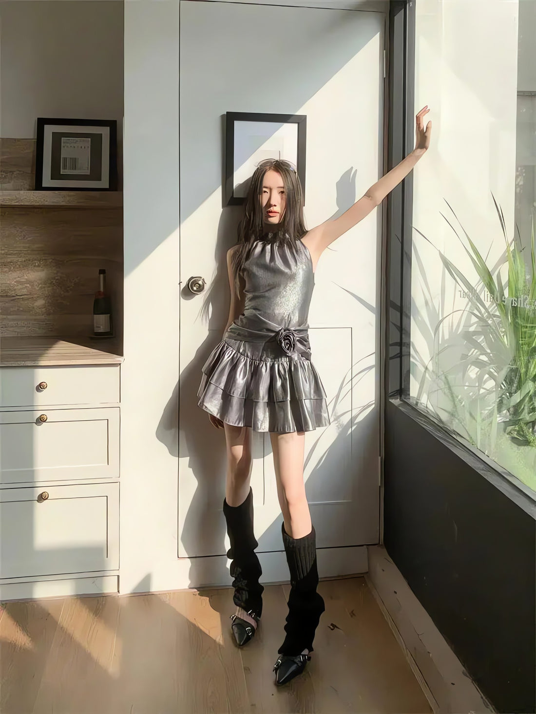 Metallic Mini Dress - KAYSMAR