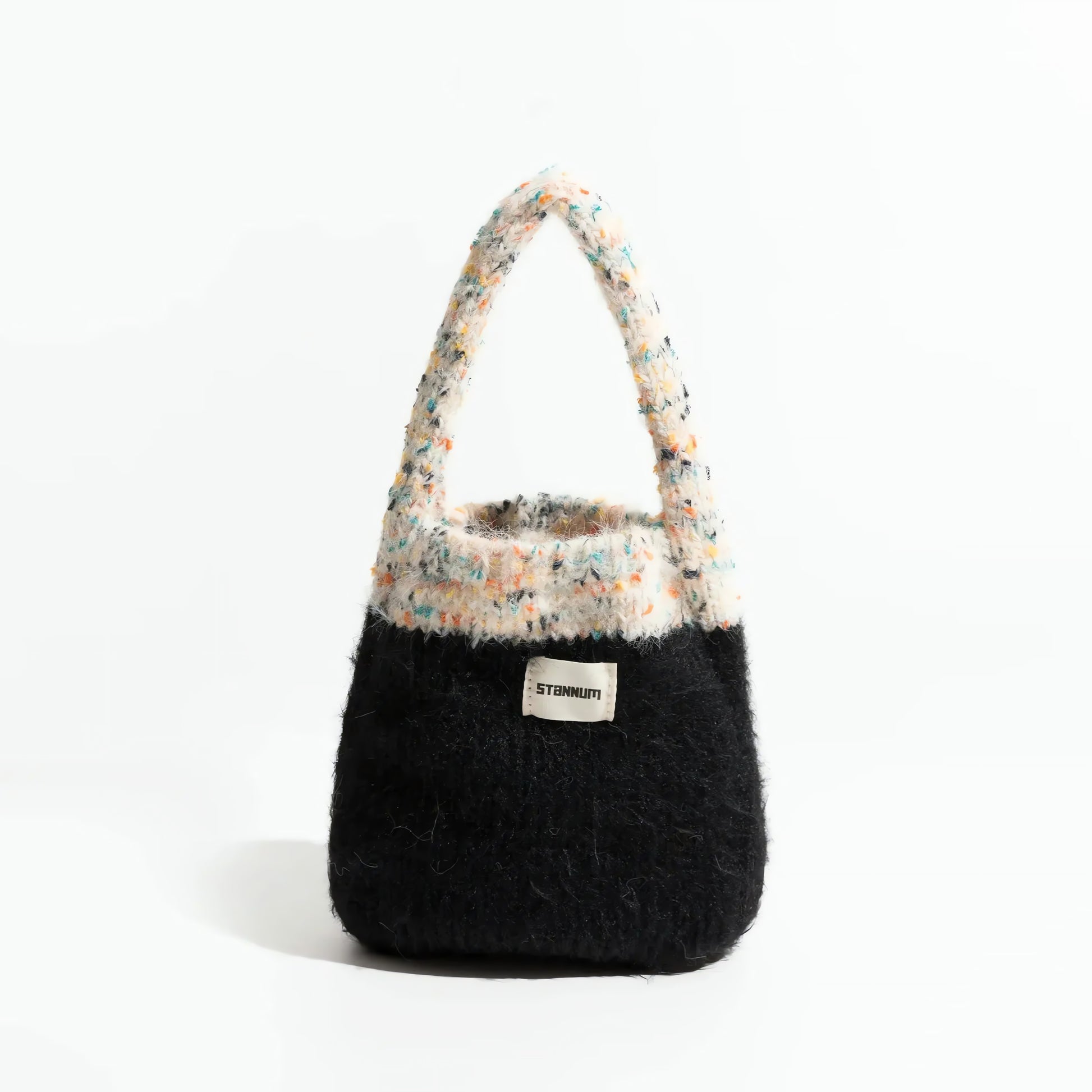 Multicolor Knitted Bucket Bag - KAYSMAR