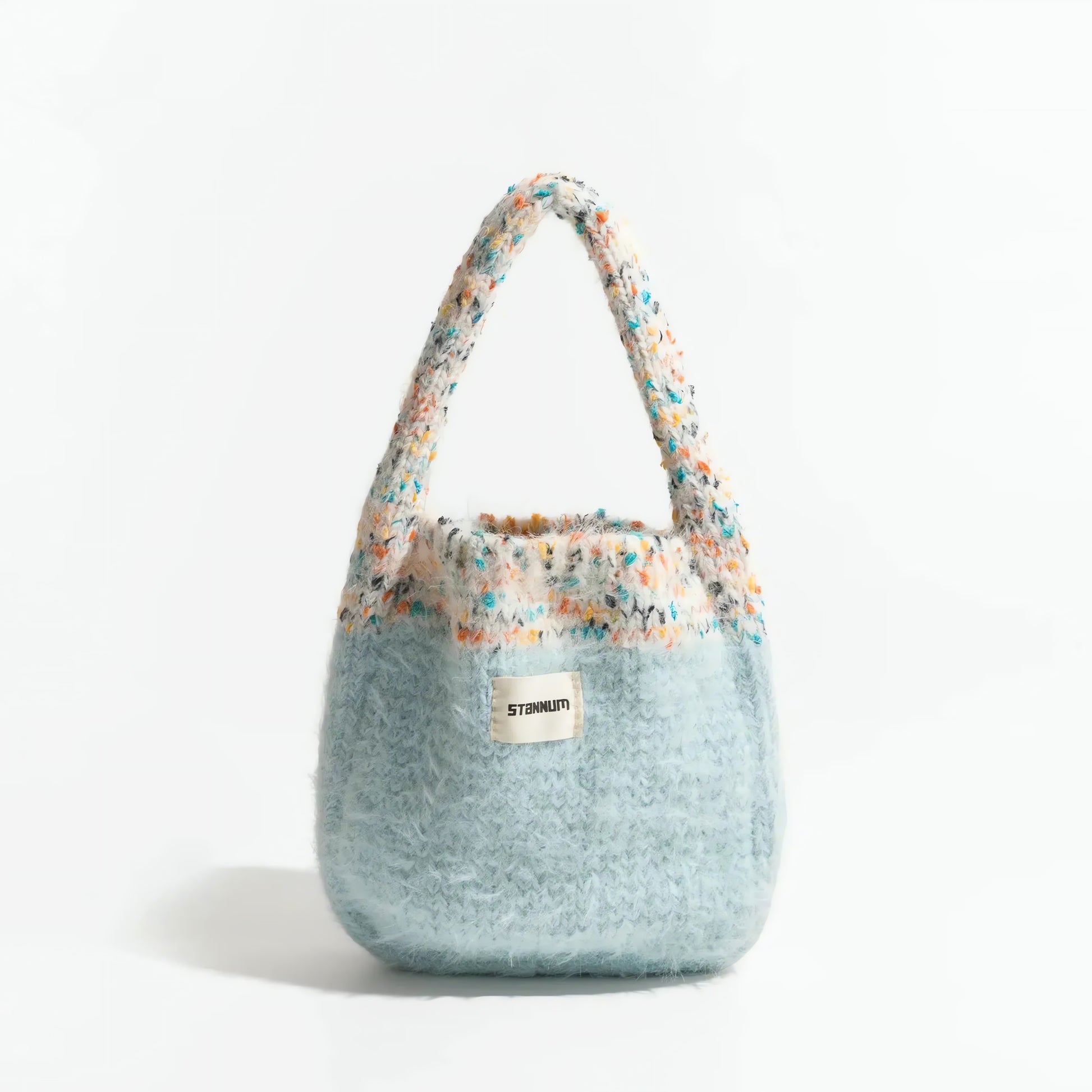 Multicolor Knitted Bucket Bag - KAYSMAR