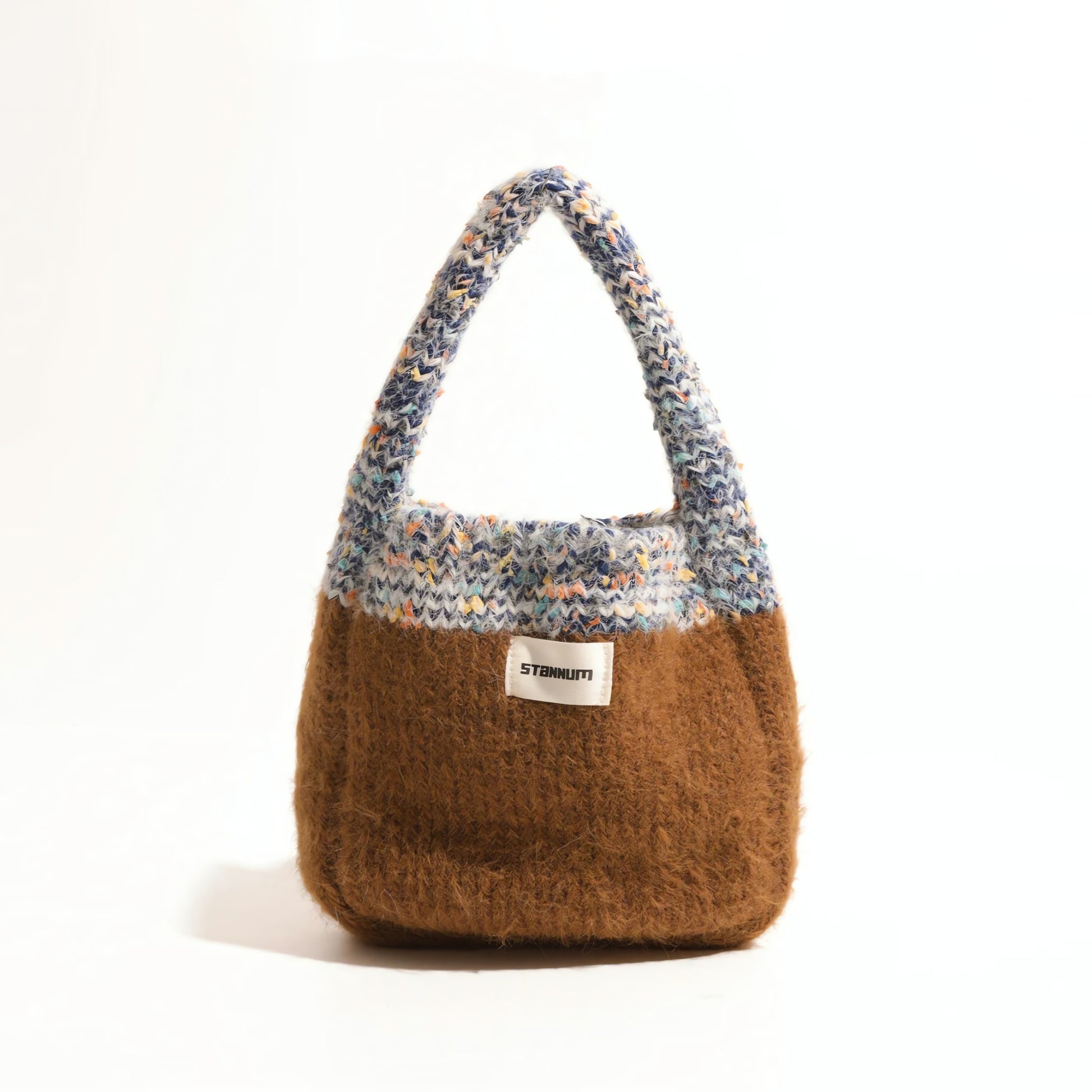 Multicolor Knitted Bucket Bag - KAYSMAR