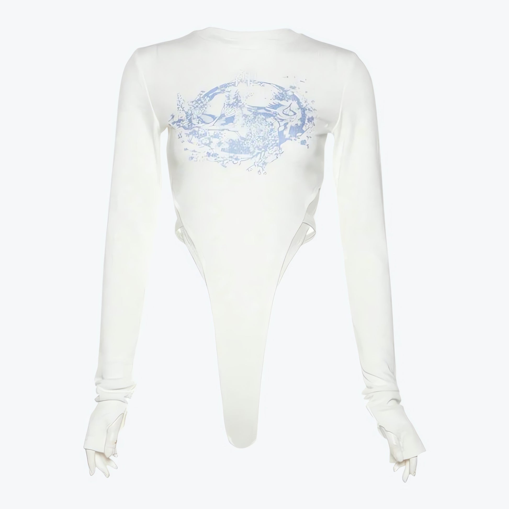 Mythology Figure Printed Bodysuit - KAYSMAR