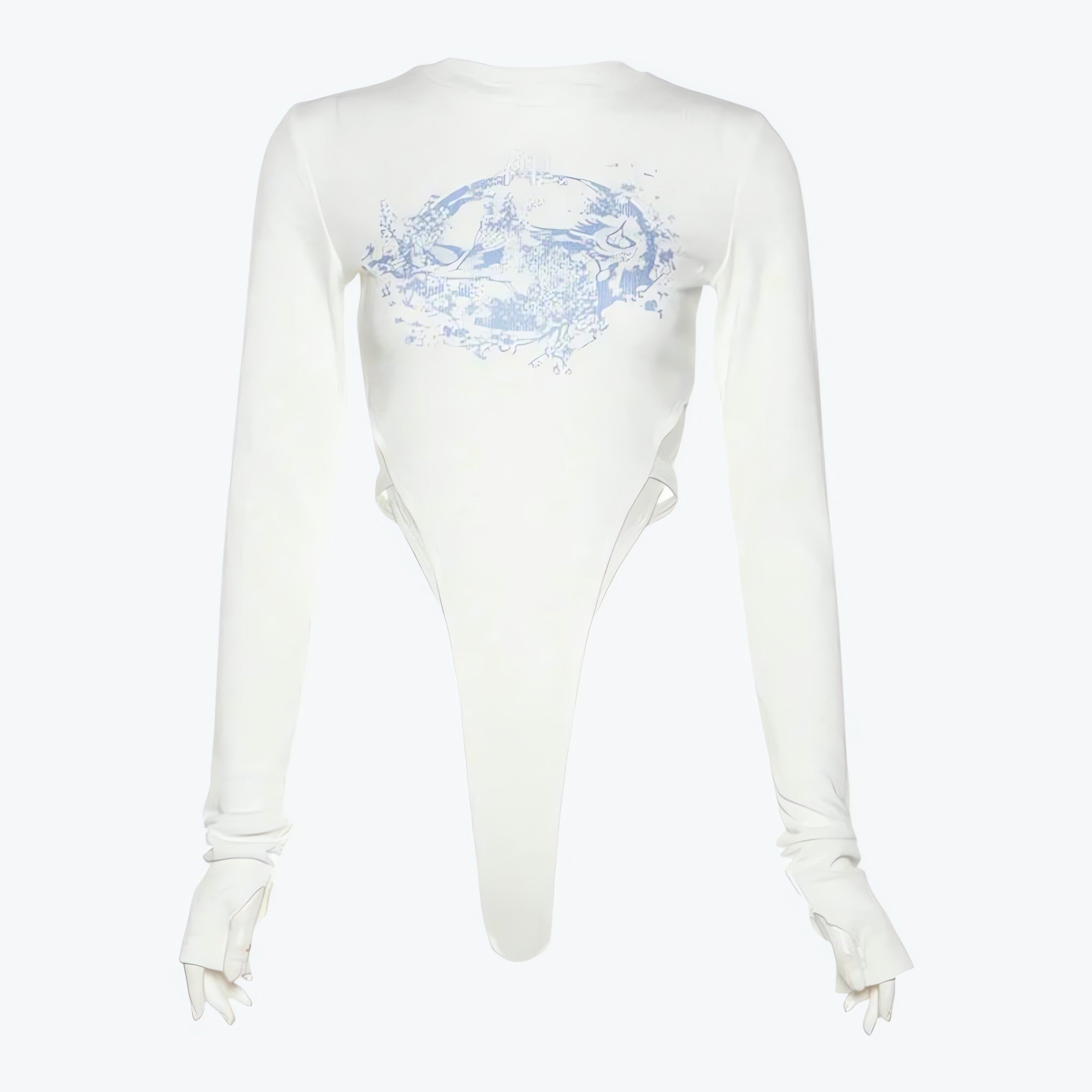 Mythology Figure Printed Bodysuit - KAYSMAR