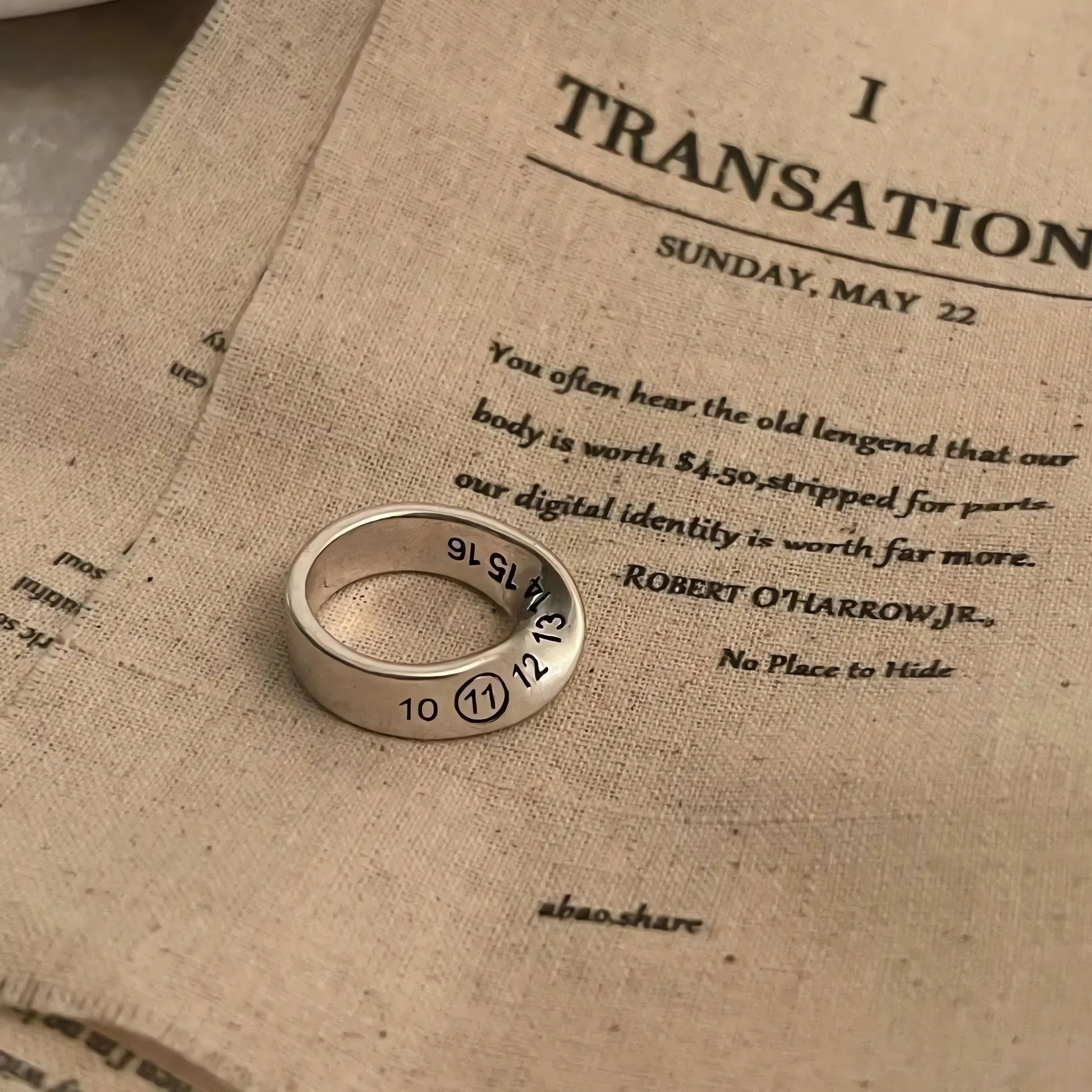 Numbers Twisted Ring - KAYSMAR