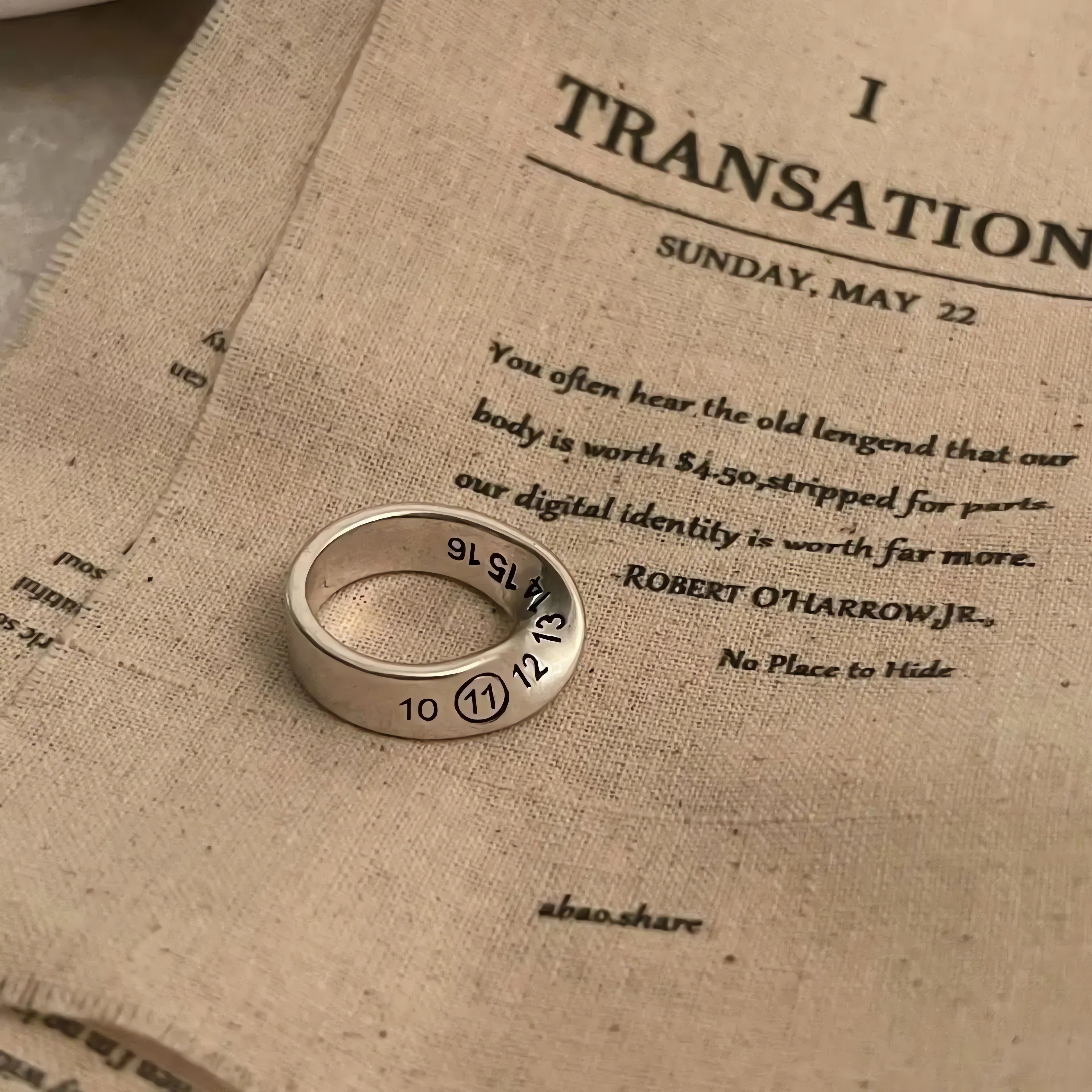 Numbers Twisted Ring - KAYSMAR