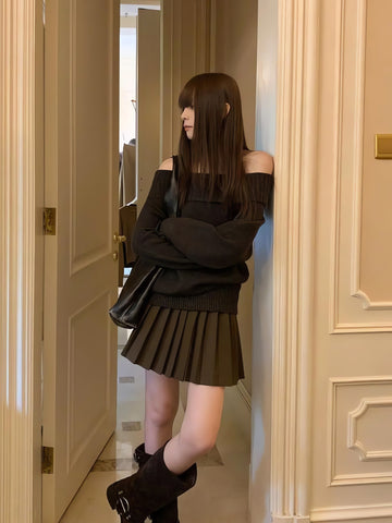 Off Shoulder Sweater - KAYSMAR