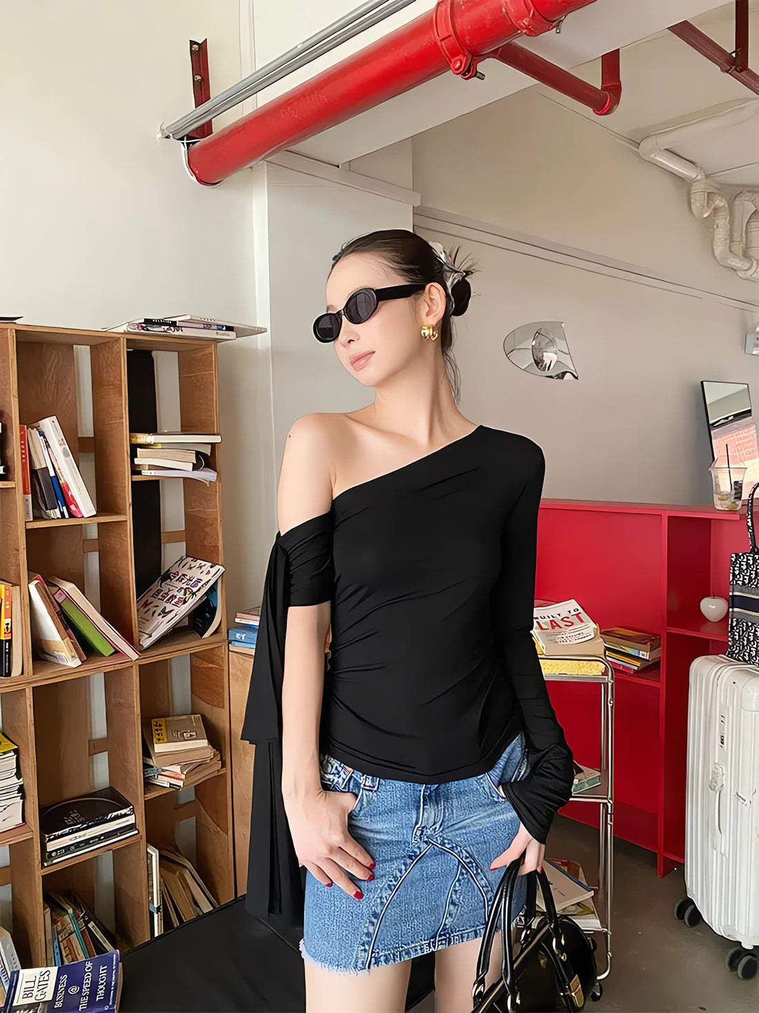 One Shoulder Basic Top - KAYSMAR