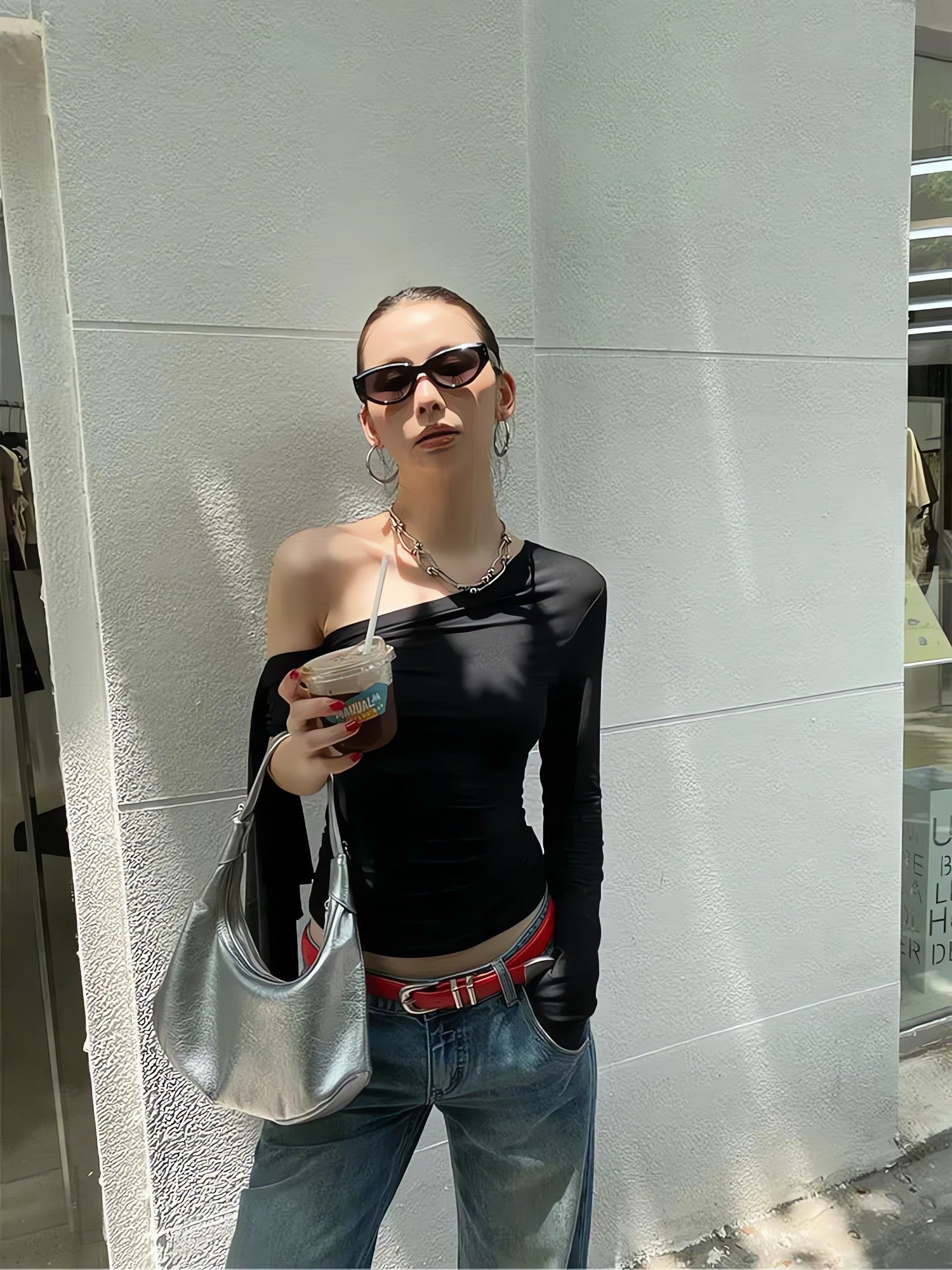 One Shoulder Basic Top - KAYSMAR