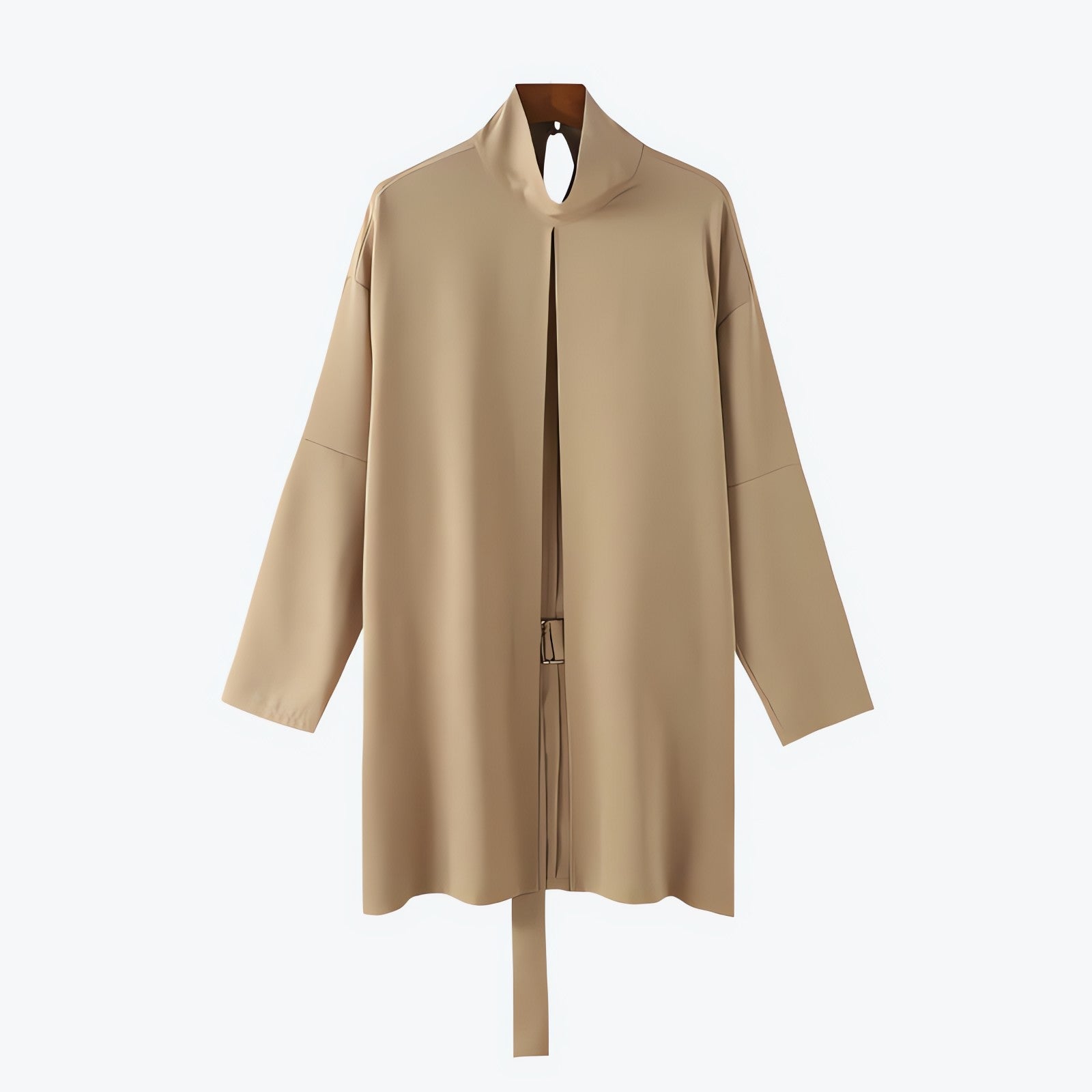 Open Front High Neck Jacket - KAYSMAR