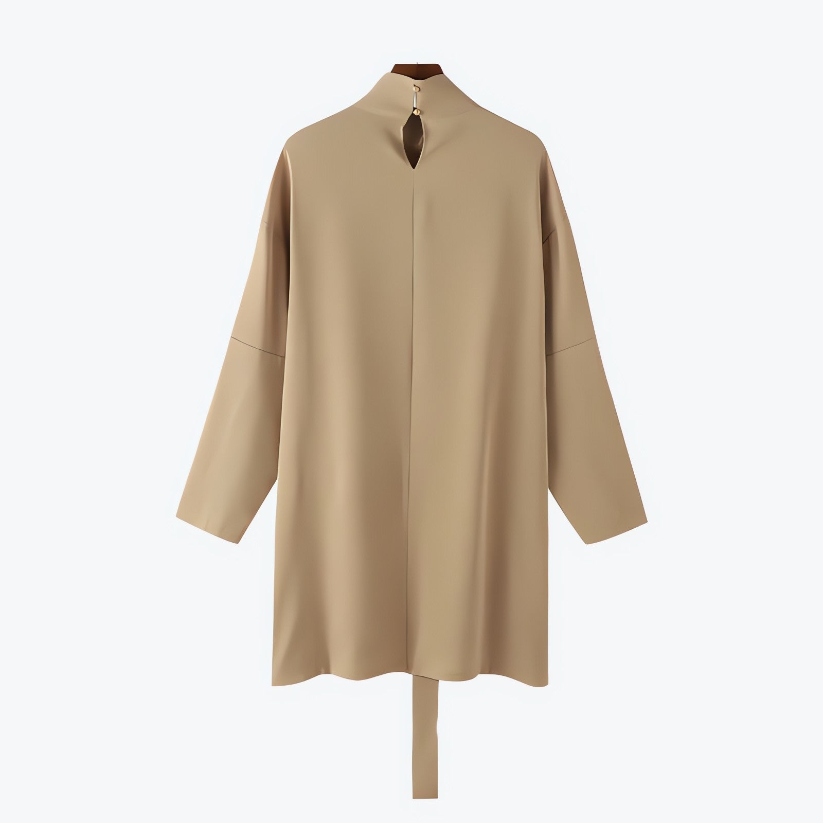 Open Front High Neck Jacket - KAYSMAR