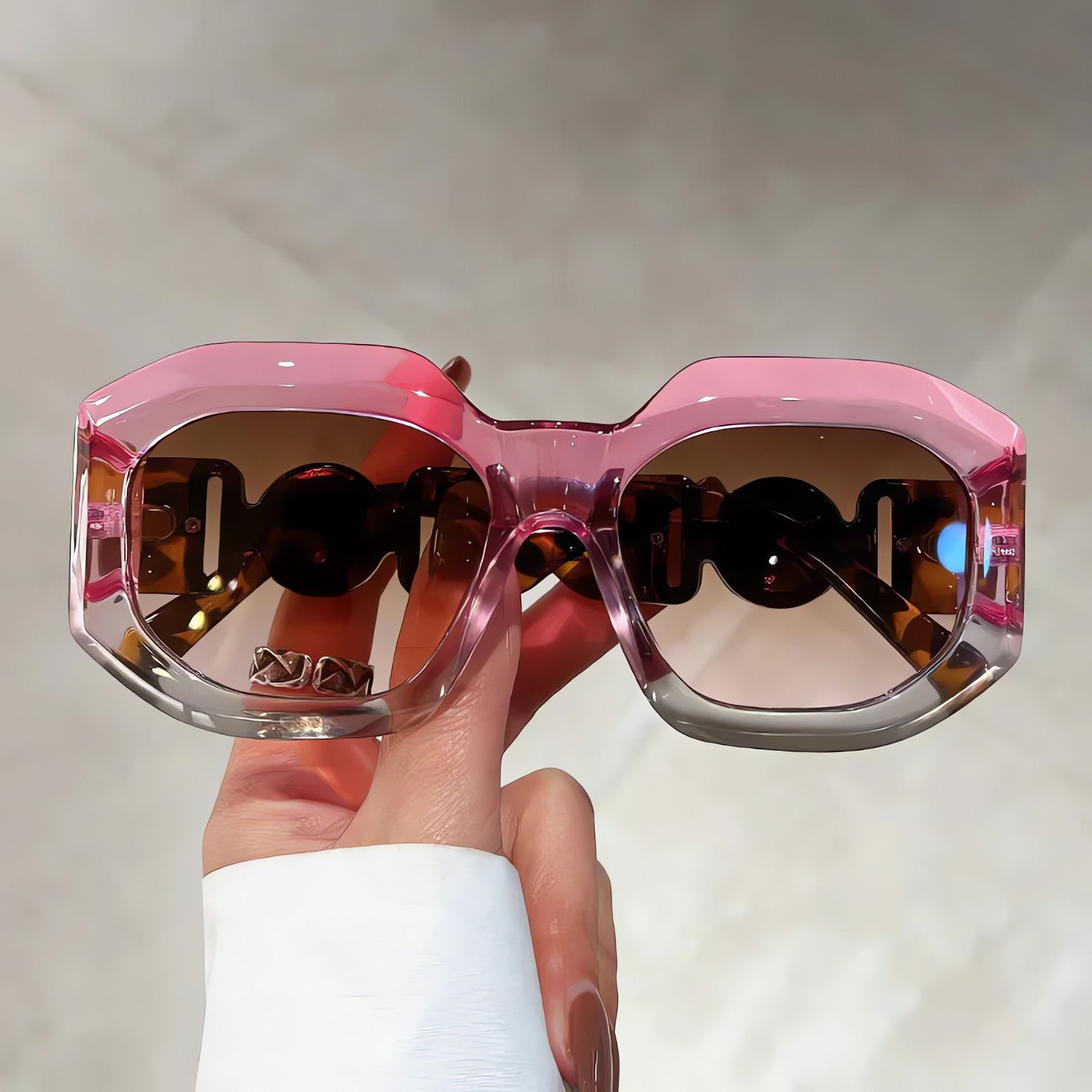 Oversized Square Sunglasses - KAYSMAR