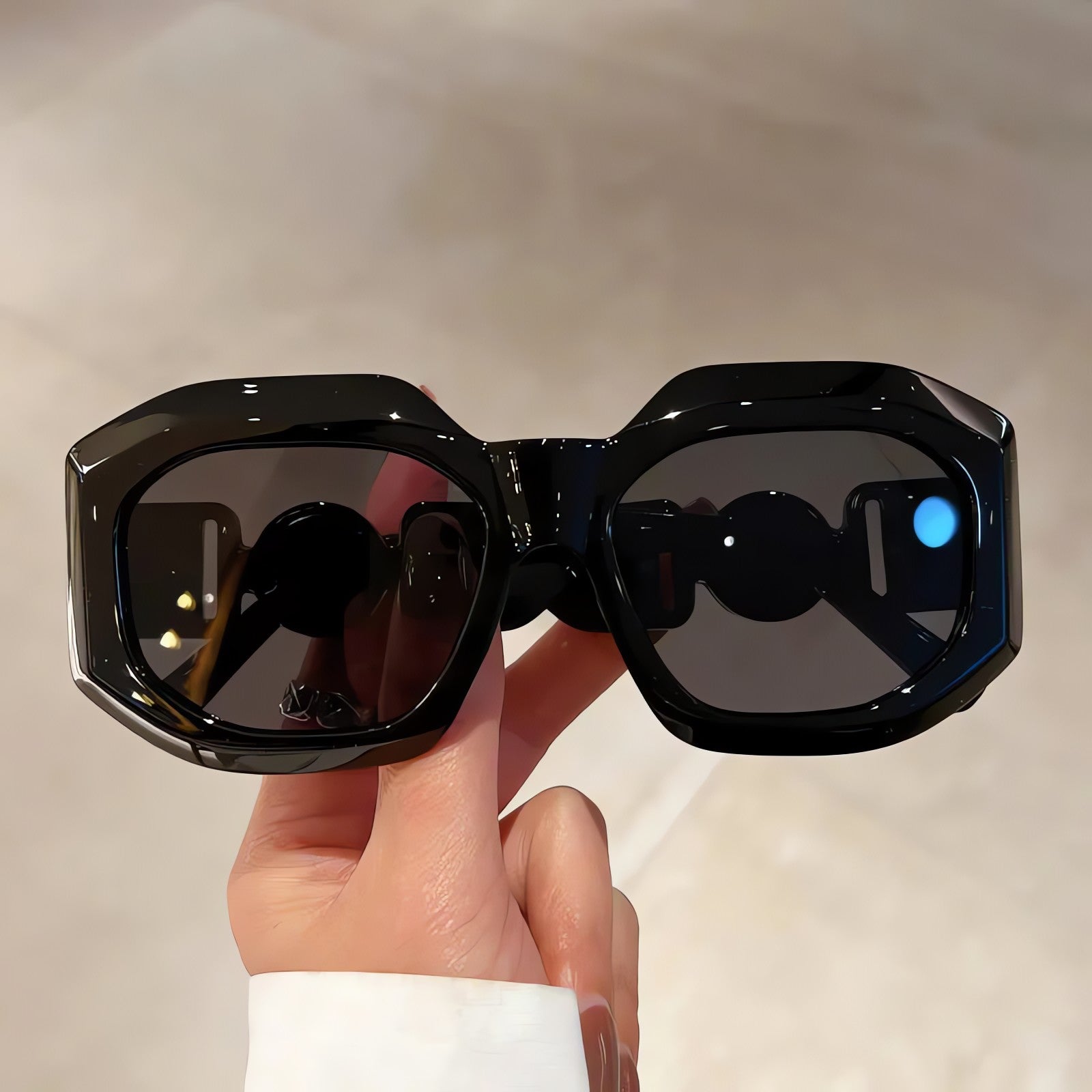 Oversized Square Sunglasses - KAYSMAR