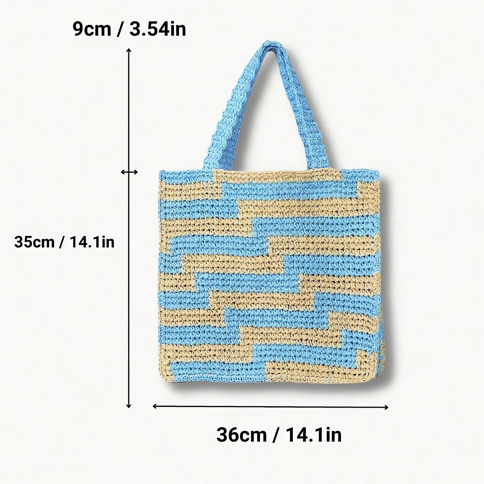 Paris Straw Beach Bag - KAYSMAR