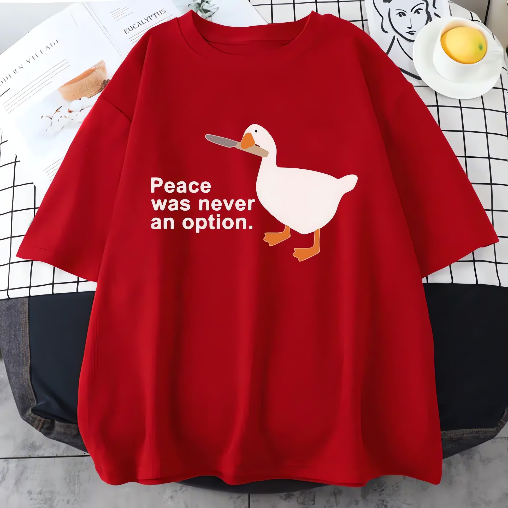 Peace Was Never An Option Tee - KAYSMAR