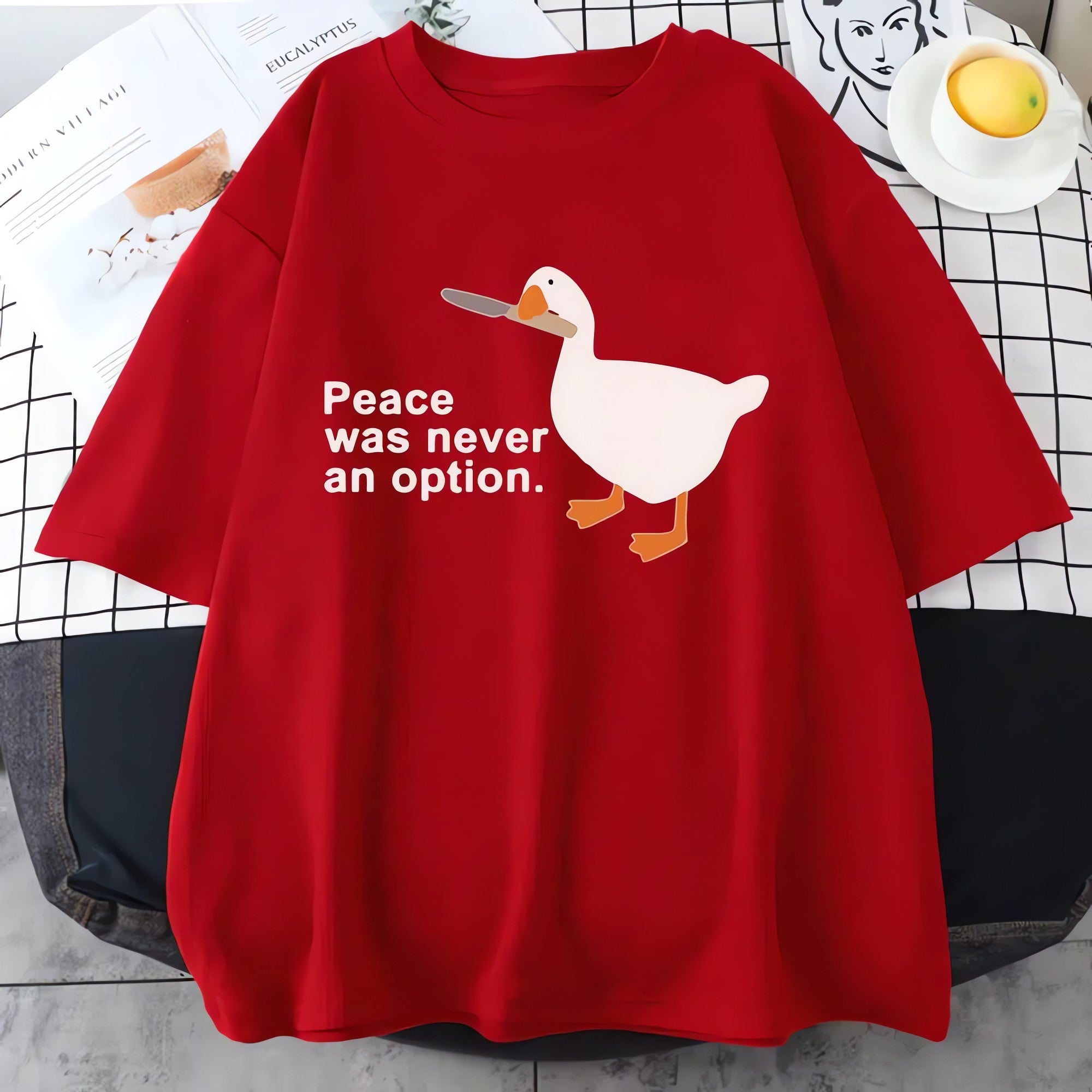 Peace Was Never An Option Tee - KAYSMAR