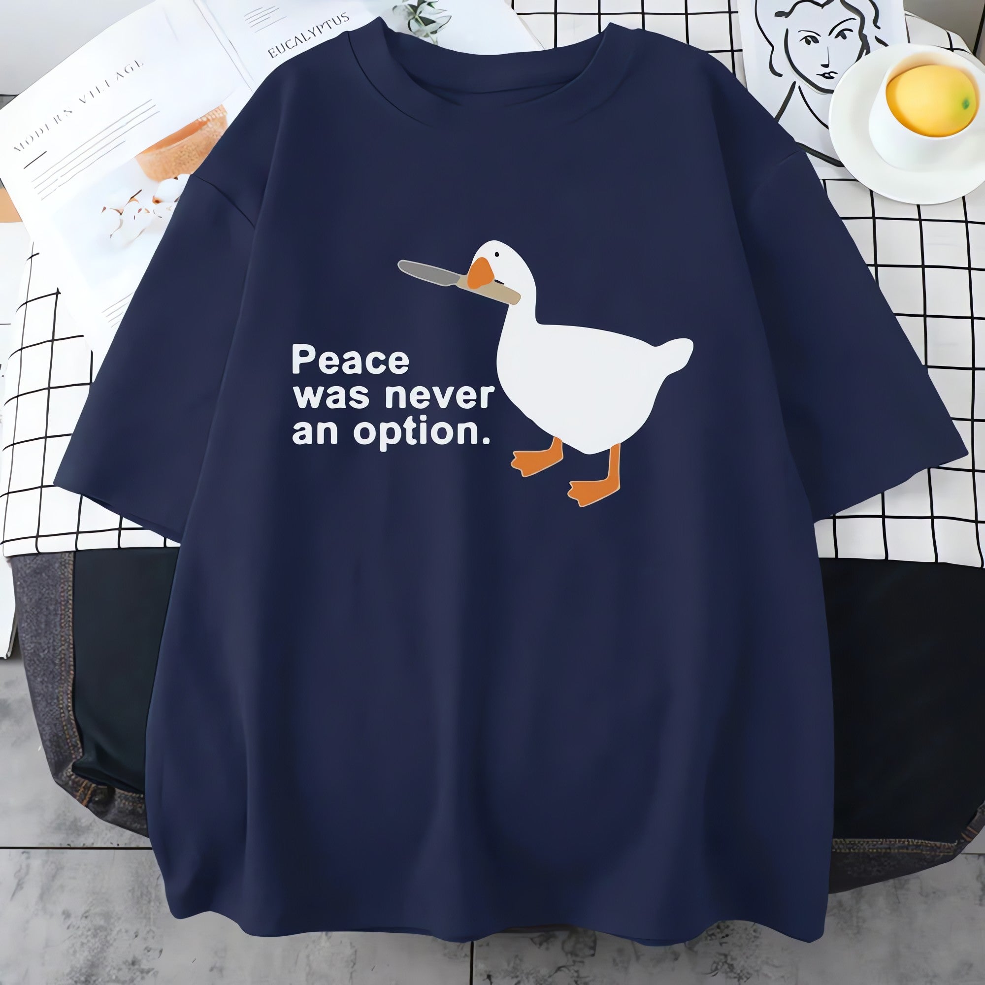 Peace Was Never An Option Tee - KAYSMAR